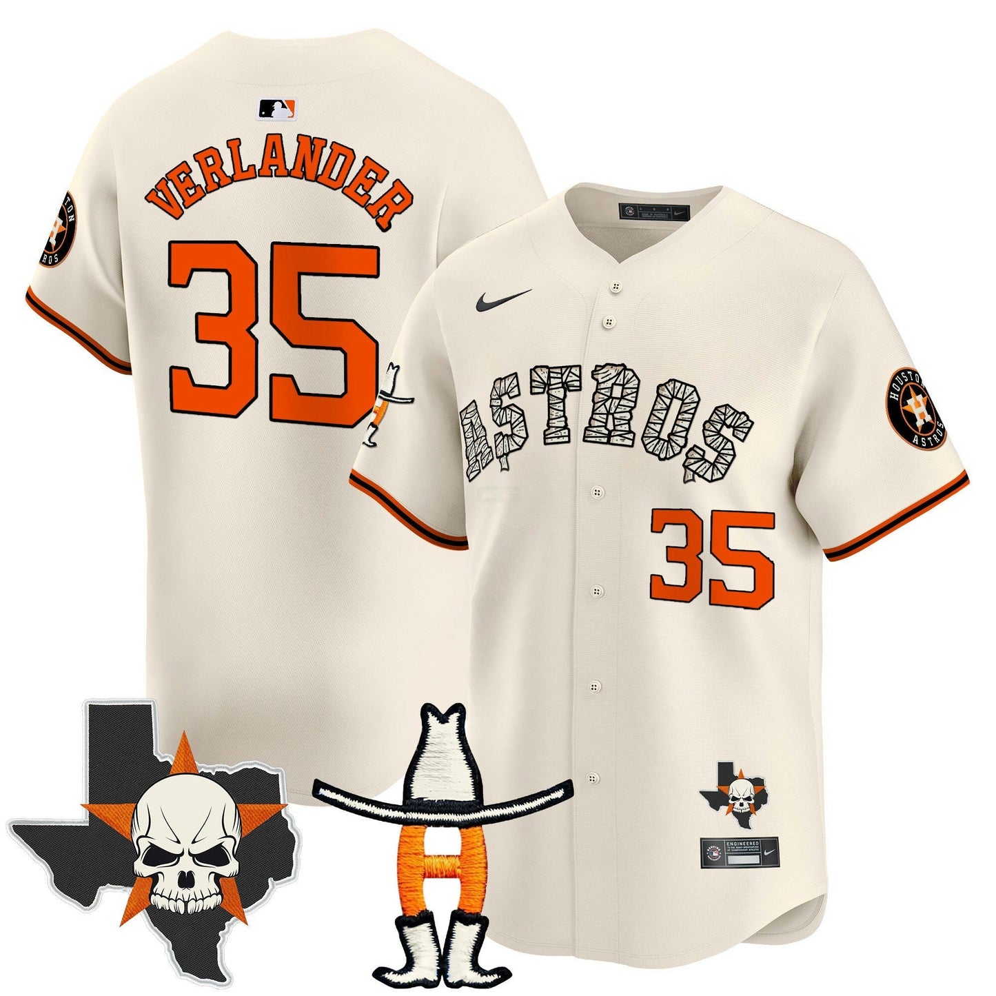 Camisa MLB Men’s Houston Halloween Vapor Premier Limited Jersey