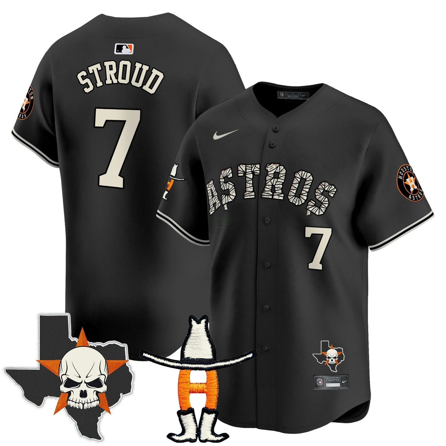Camisa MLB Men’s Houston Halloween Vapor Premier Limited Jersey