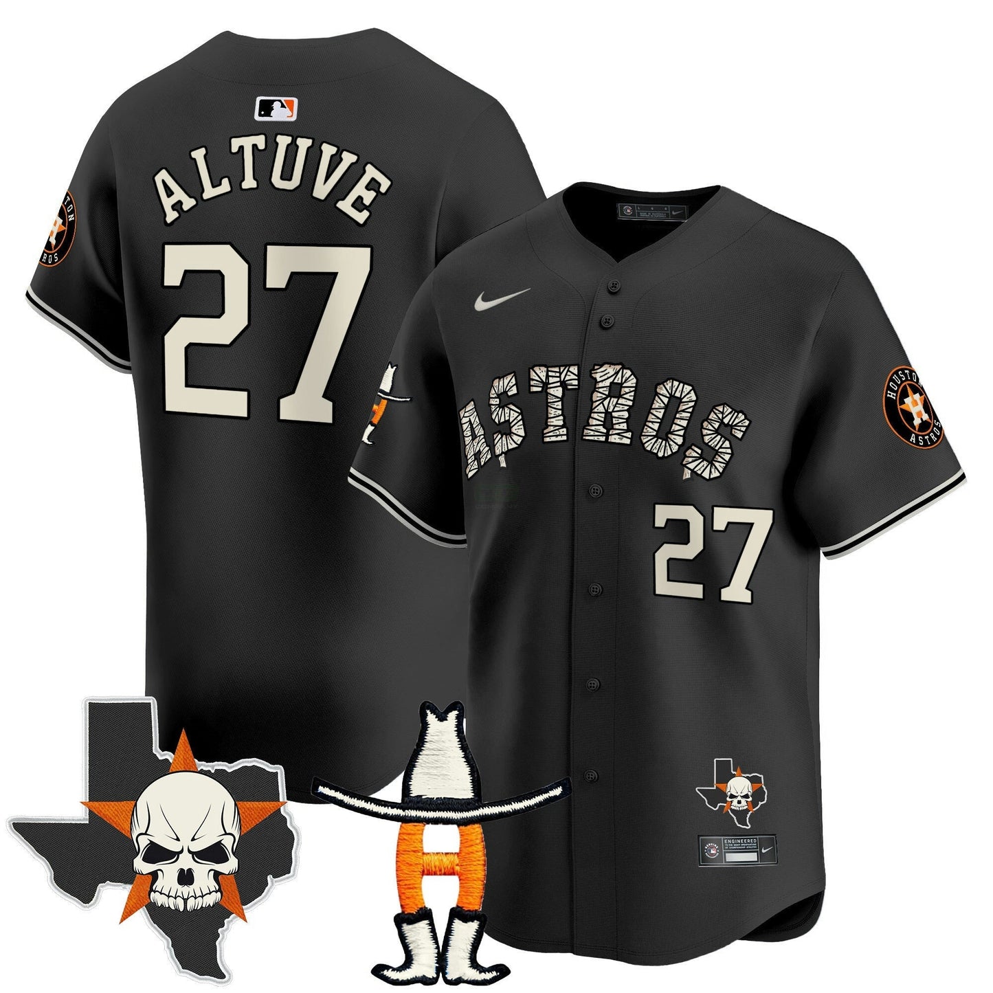 Camisa MLB Men’s Houston Halloween Vapor Premier Limited Jersey