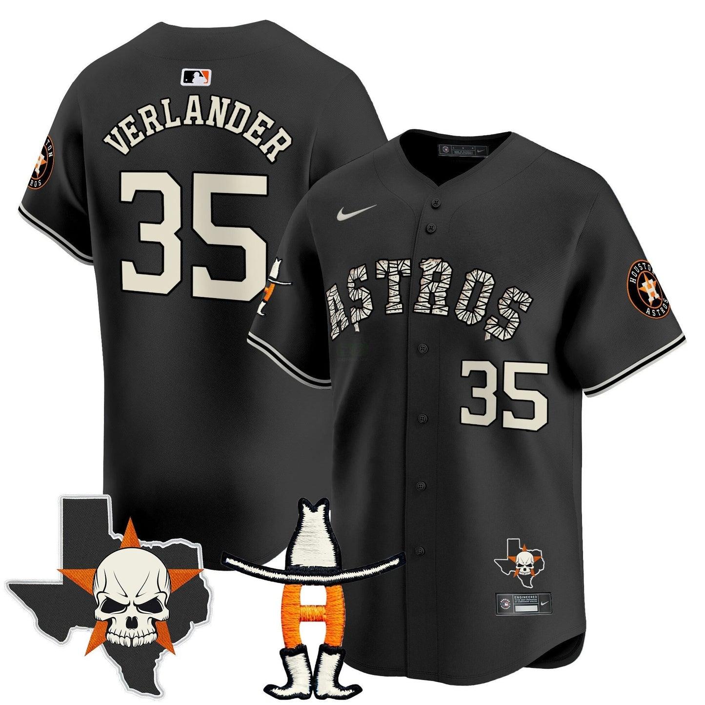 Camisa MLB Men’s Houston Halloween Vapor Premier Limited Jersey