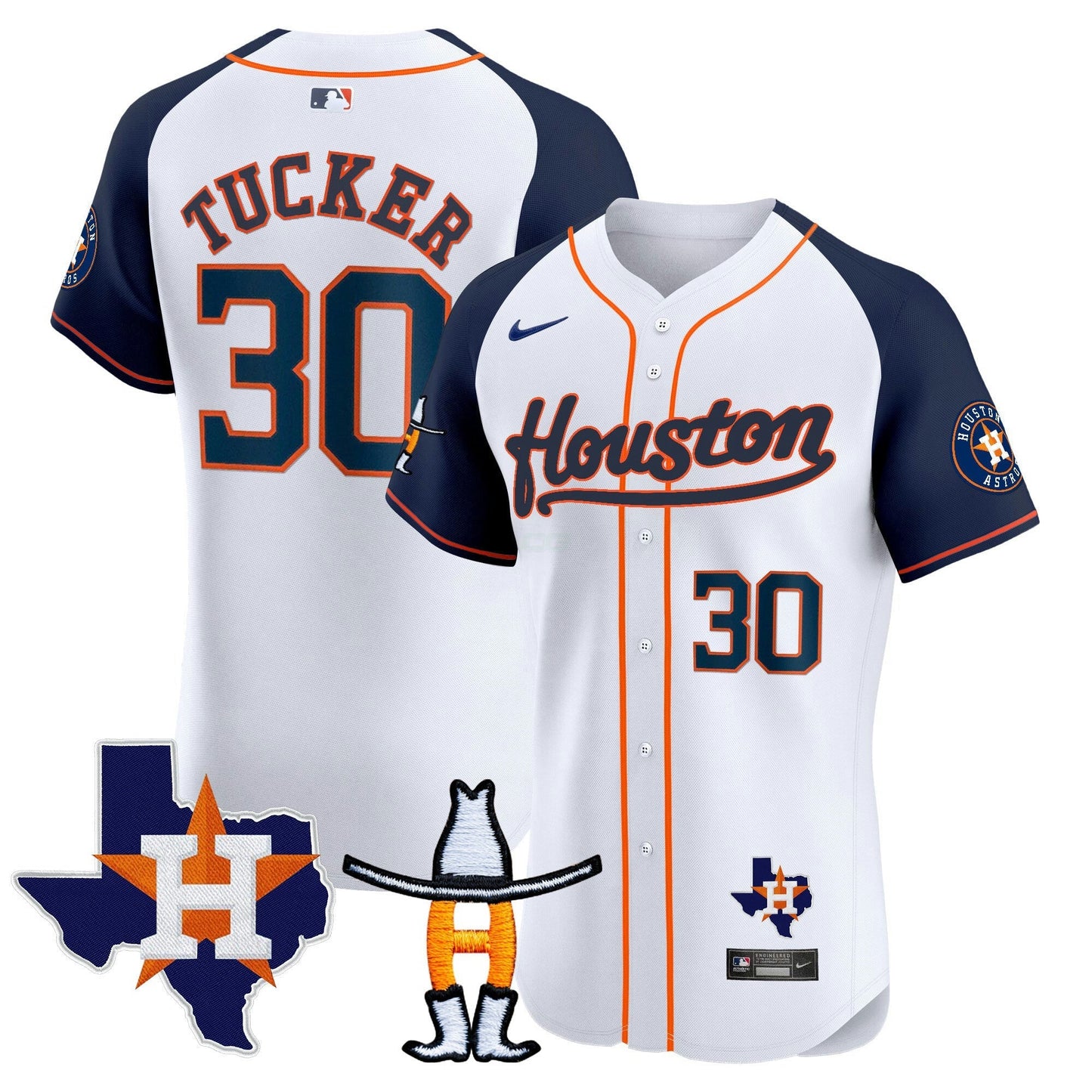 Camisa MLB Men’s Houston Houston Rodeo Patch Vapor Premier Elite Jersey