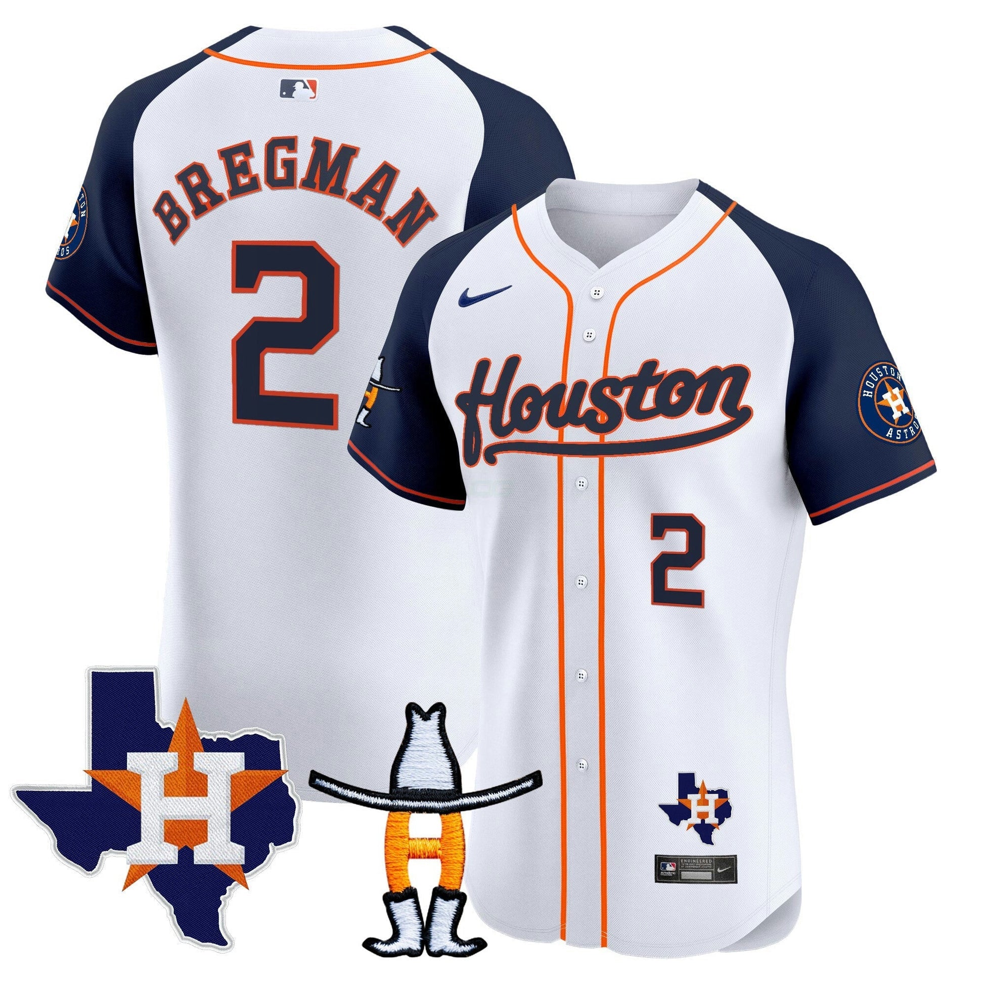 Camisa MLB Men’s Houston Houston Rodeo Patch Vapor Premier Elite Jersey