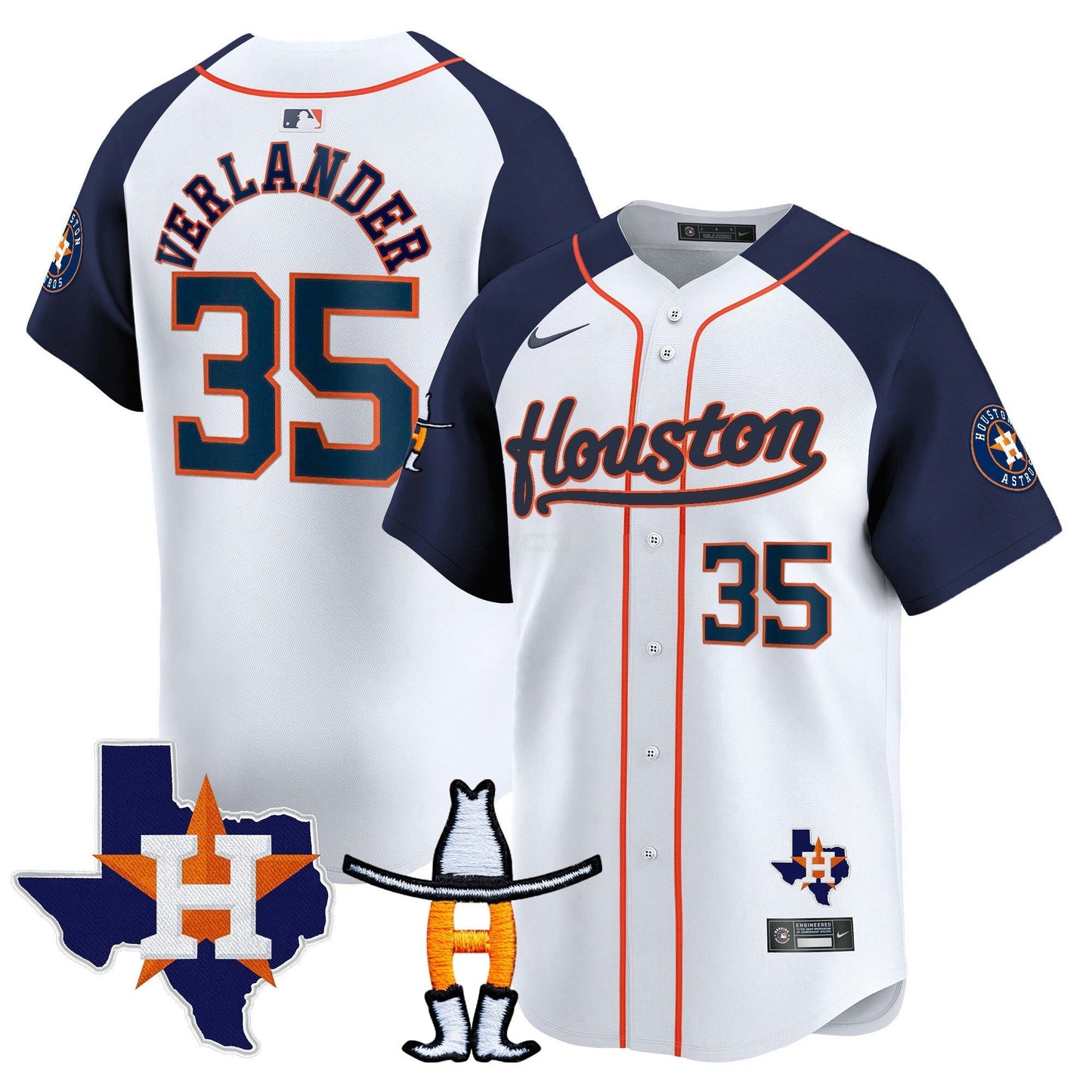Camisa MLB Men’s Houston Houston Rodeo Patch Vapor Premier Limited Jersey