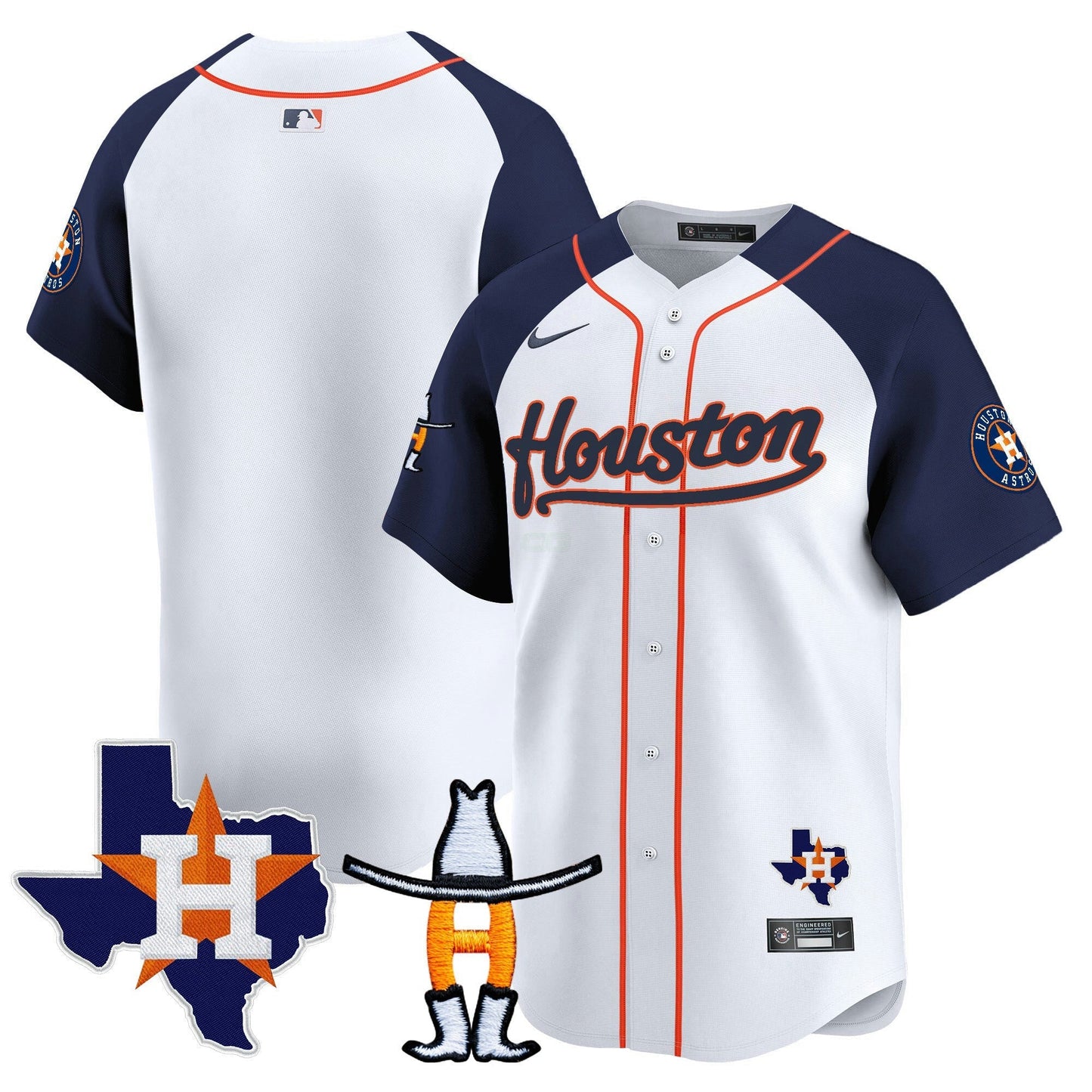 Camisa MLB Men’s Houston Houston Rodeo Patch Vapor Premier Limited Jersey
