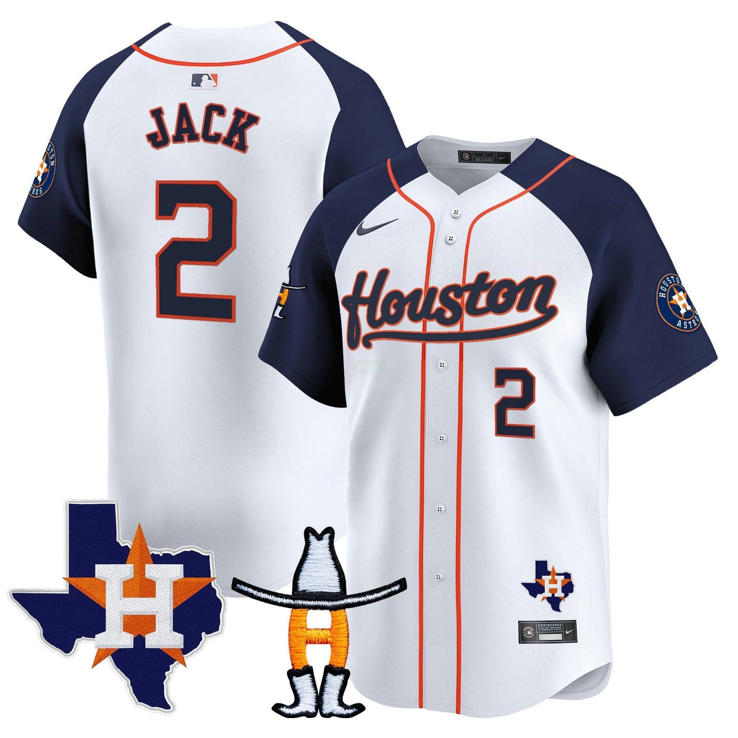Camisa MLB Men’s Houston Houston Rodeo Patch Vapor Premier Limited Jersey