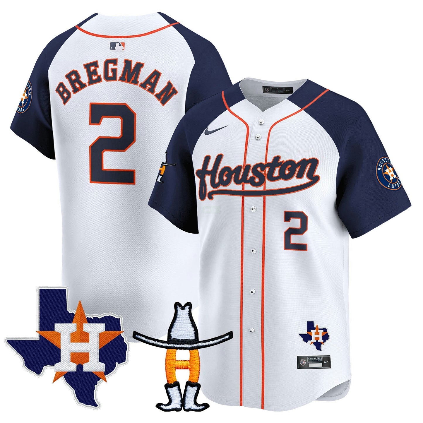 Camisa MLB Men’s Houston Houston Rodeo Patch Vapor Premier Limited Jersey