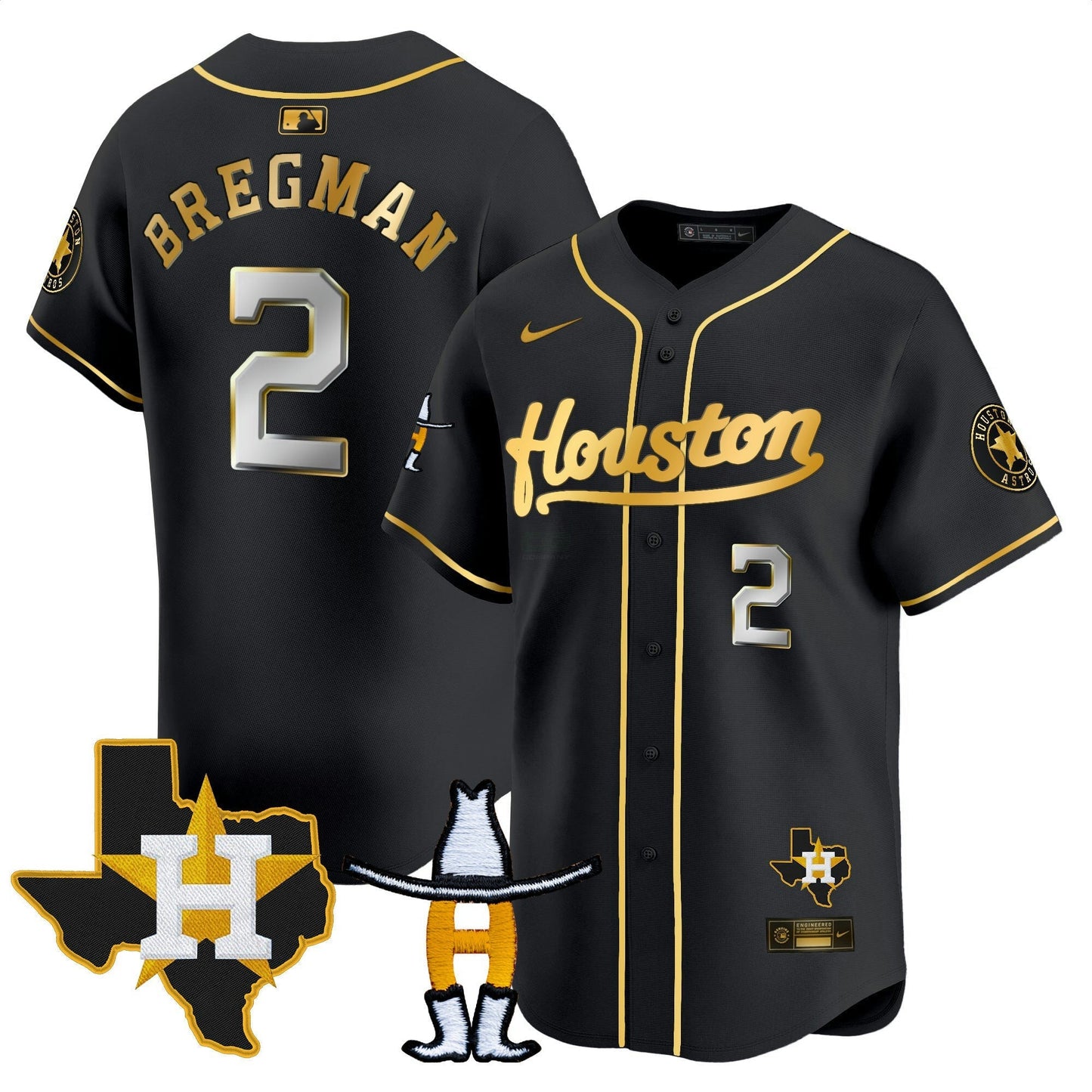 Camisa MLB Men’s Houston Houston Rodeo Patch Vapor Premier Limited Jersey