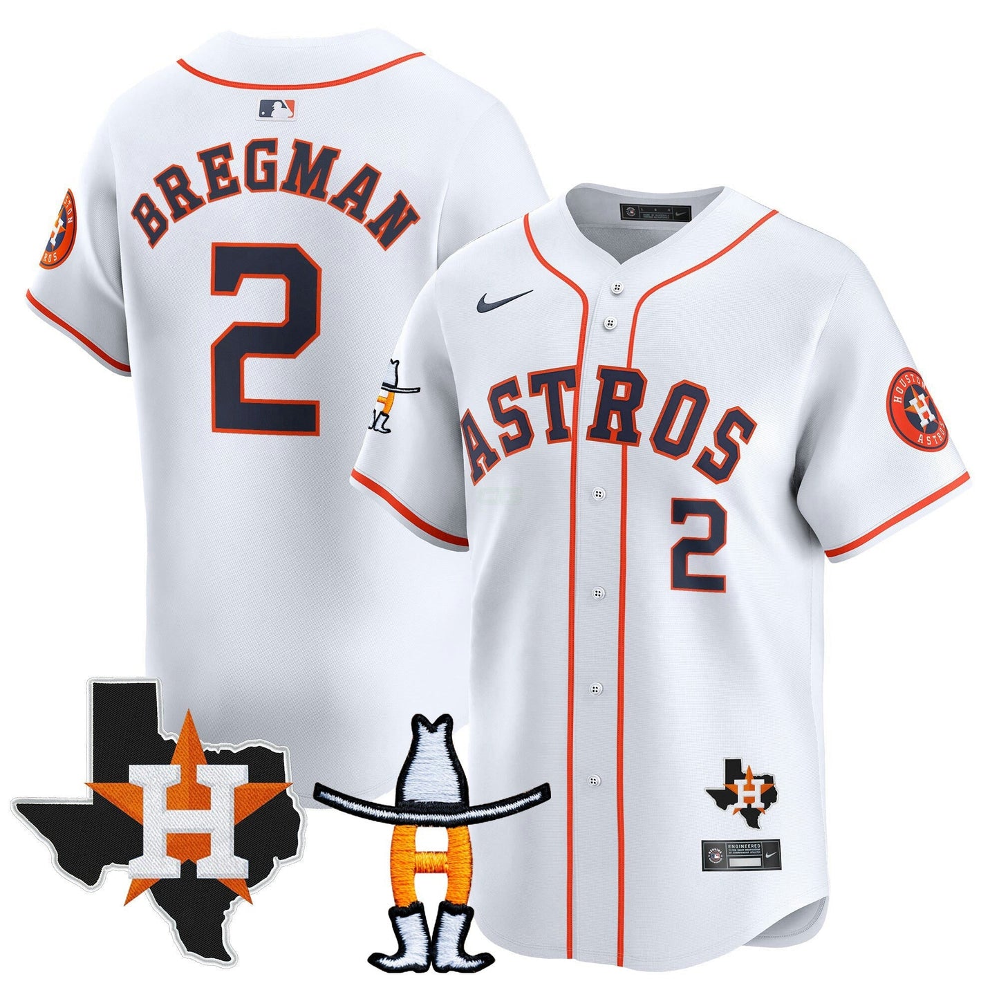 Camisa MLB Men’s Houston Houston Rodeo Patch Vapor Premier Limited Jersey V2