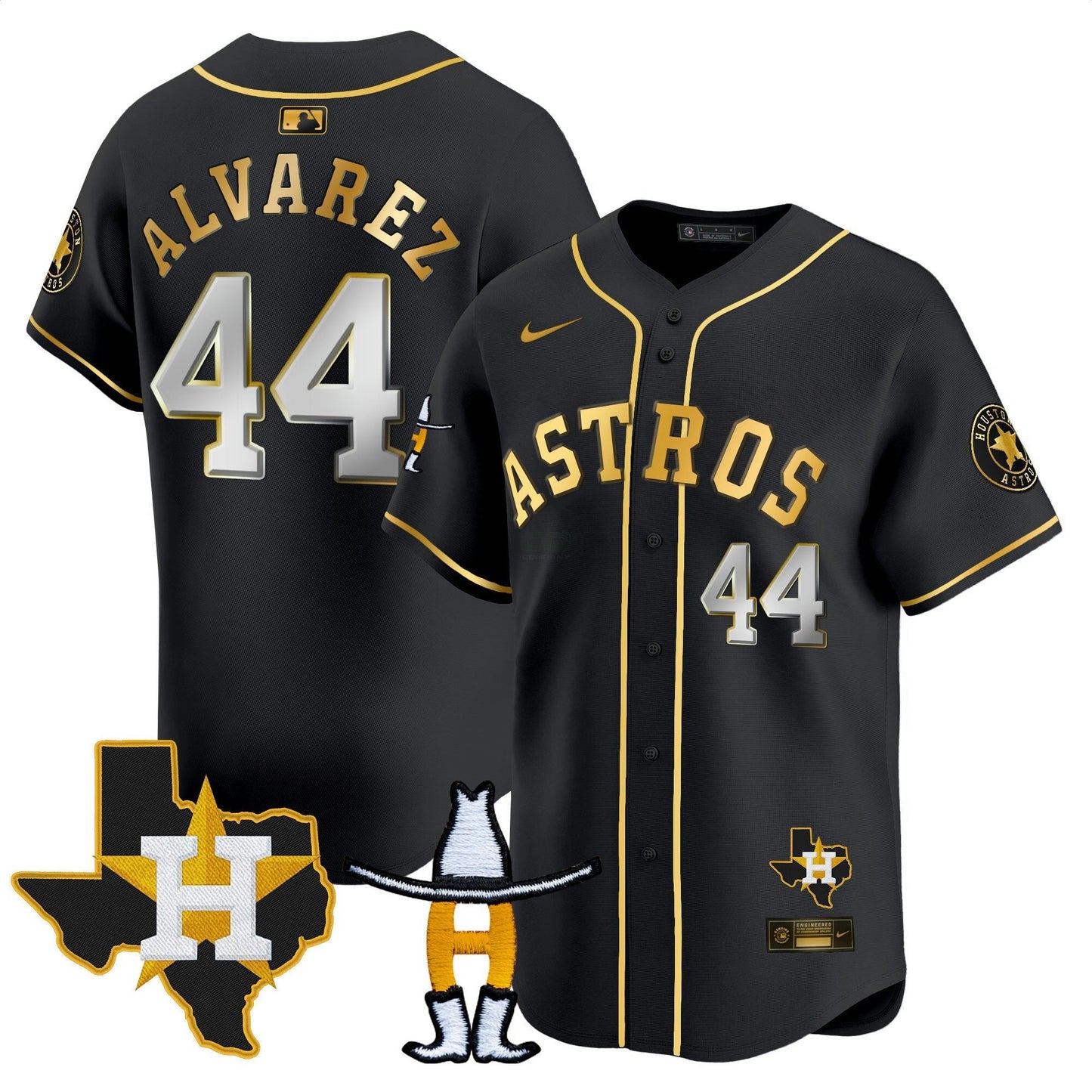 Camisa MLB Men’s Houston Houston Rodeo Patch Vapor Premier Limited Jersey V2