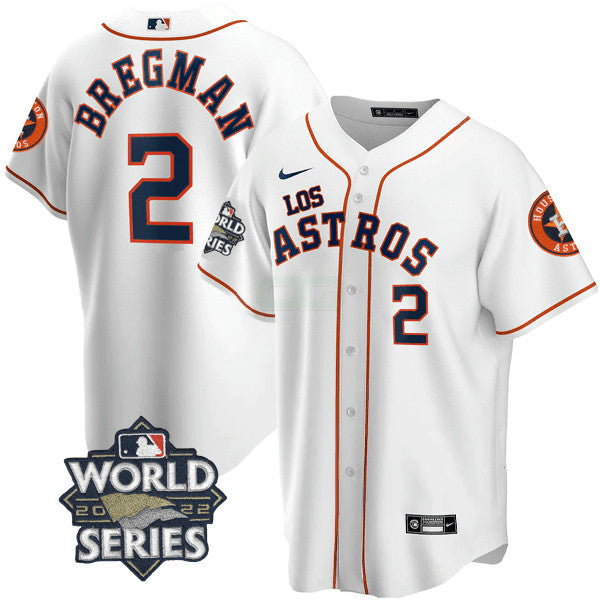 Camisa MLB Men’s Houston – “Los ” Hispanic Heritage World Series Patch Jersey