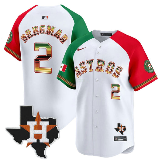 Camisa MLB Men’s Houston Mexico Traditional Style Vapor Premier Limited Jersey