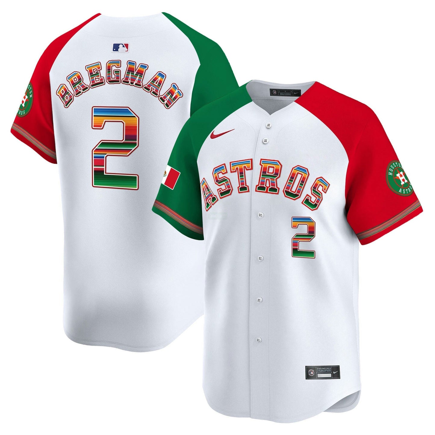 Camisa MLB Men’s Houston Mexico Vapor Premier Limited Jersey