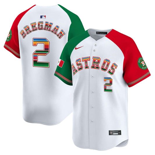 Camisa MLB Men’s Houston Mexico Vapor Premier Limited Jersey
