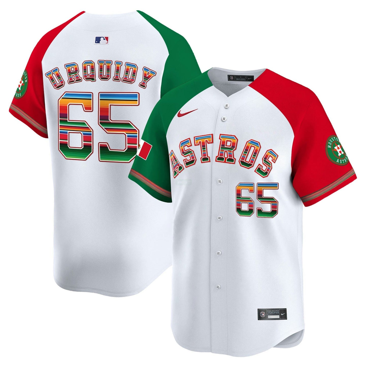 Camisa MLB Men’s Houston Mexico Vapor Premier Limited Jersey