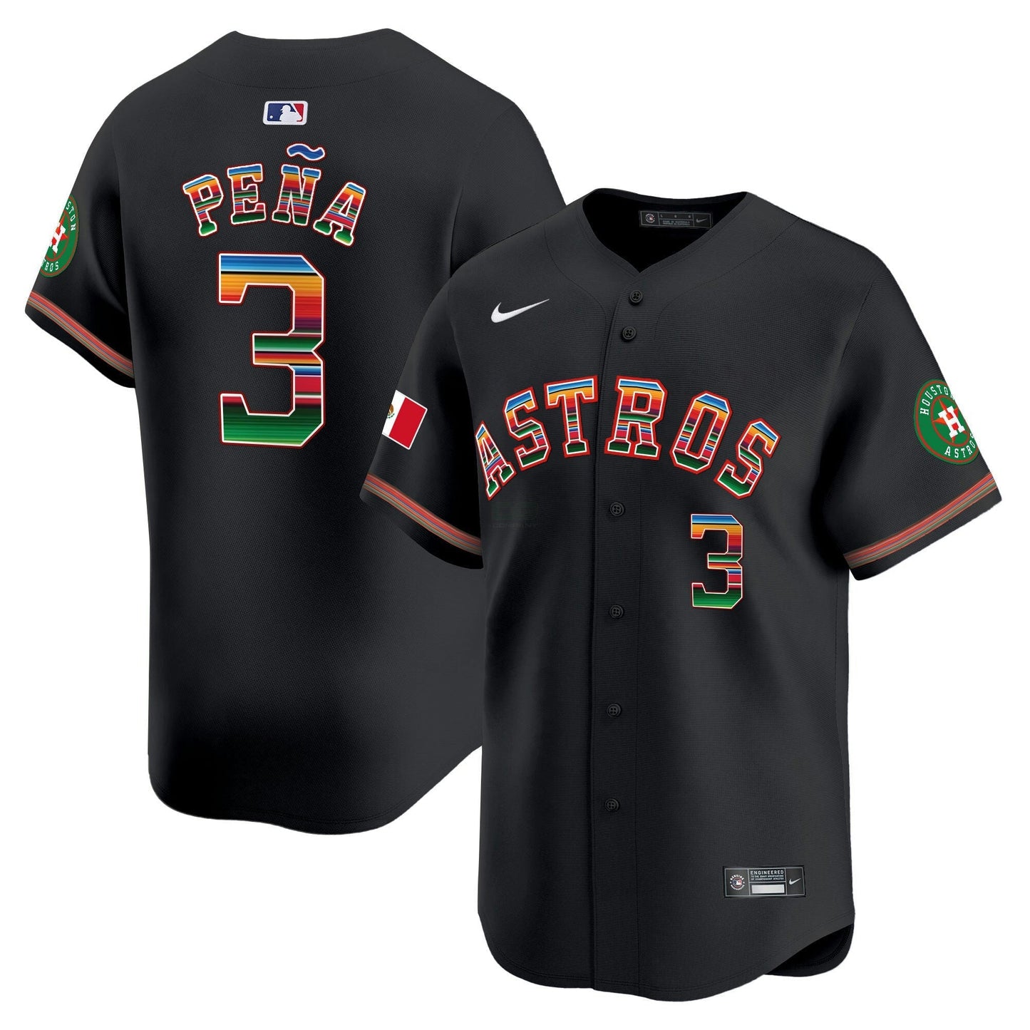 Camisa MLB Men’s Houston Mexico Vapor Premier Limited Jersey