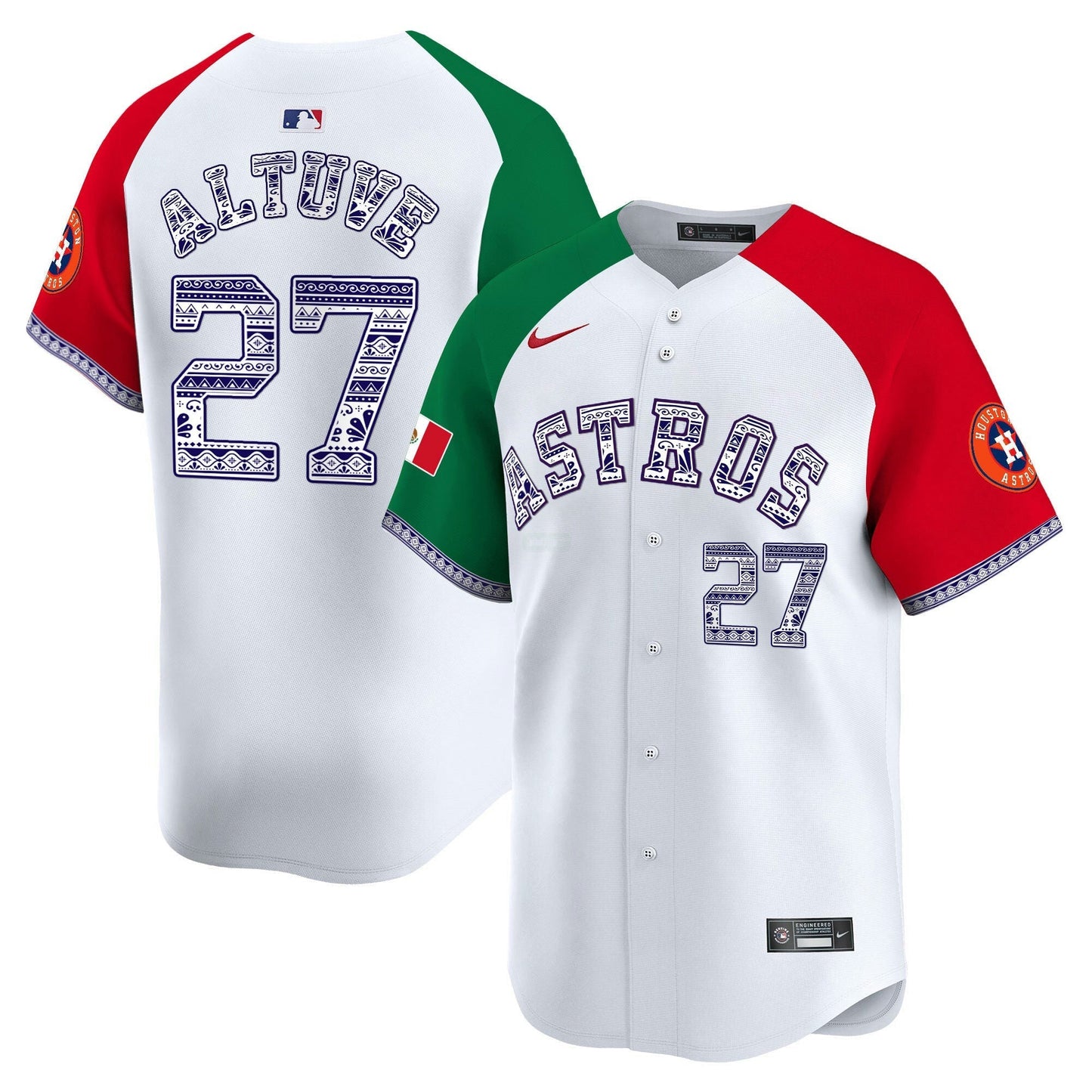 Camisa MLB Men’s Houston Mexico Vapor Premier Limited Jersey V2