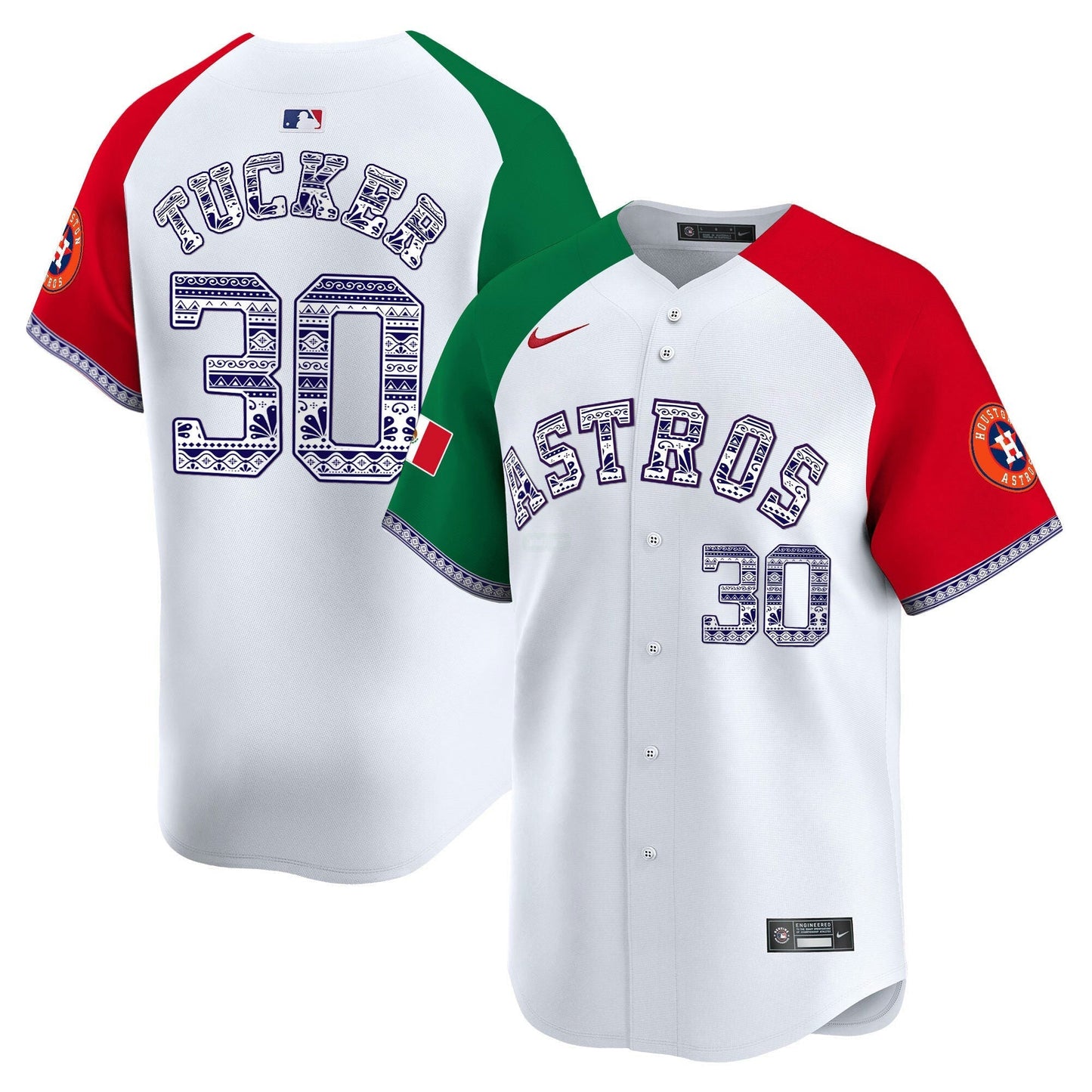Camisa MLB Men’s Houston Mexico Vapor Premier Limited Jersey V2