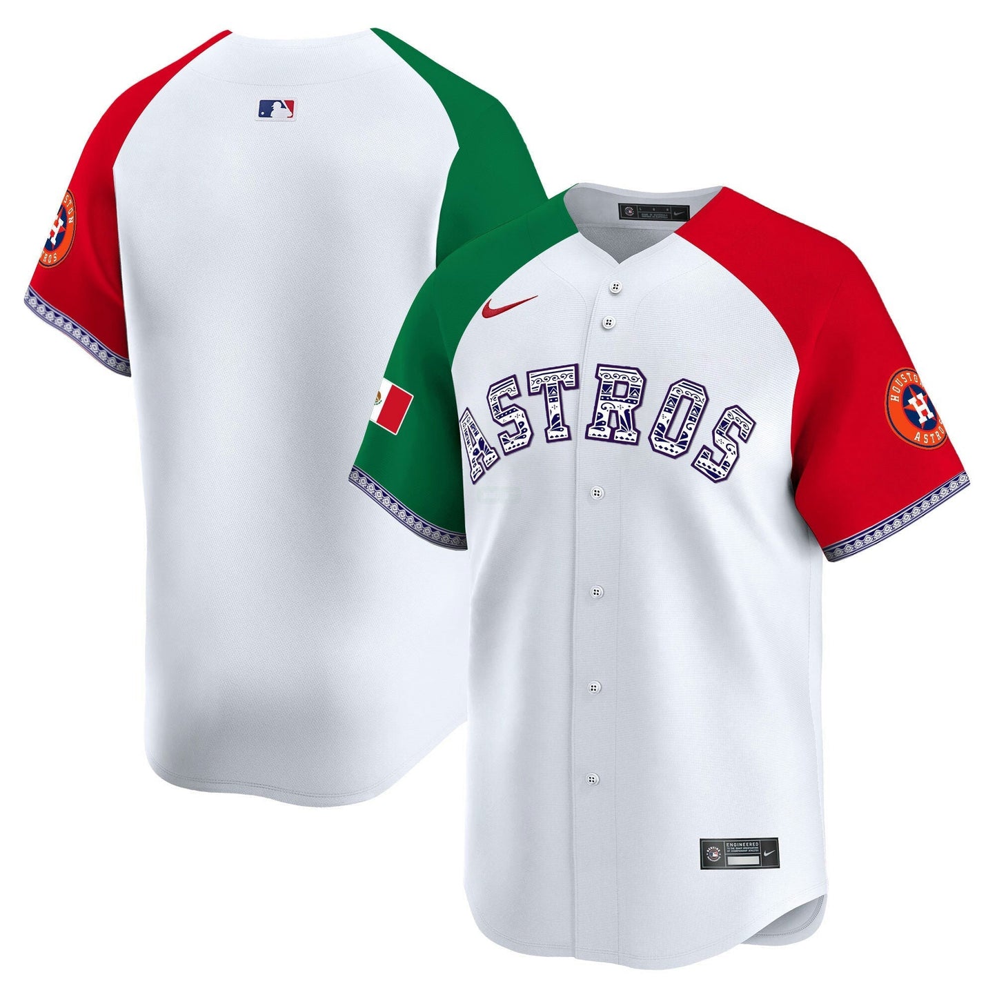 Camisa MLB Men’s Houston Mexico Vapor Premier Limited Jersey V2