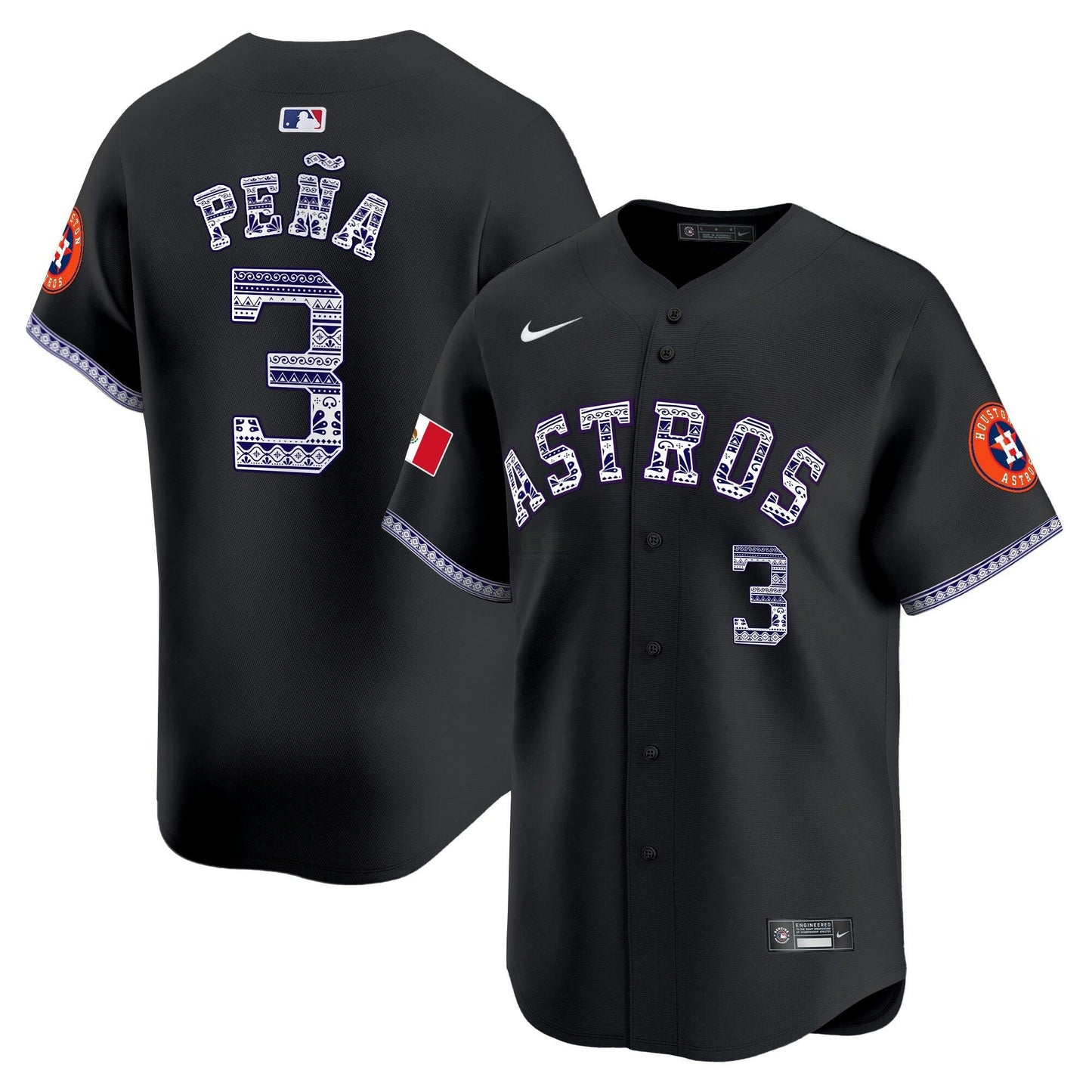 Camisa MLB Men’s Houston Mexico Vapor Premier Limited Jersey V2