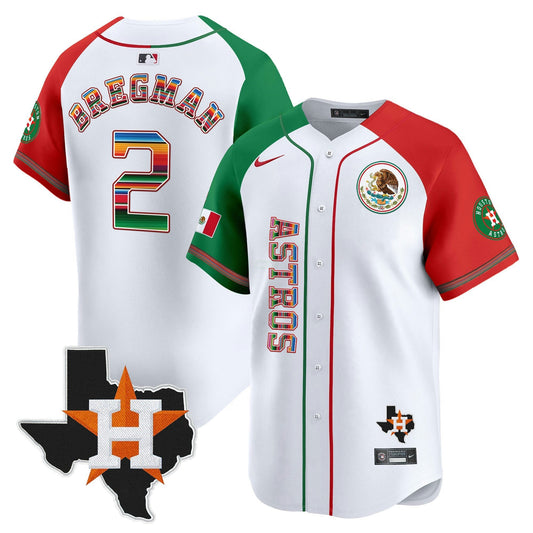 Camisa MLB Men’s Houston Mexico Vapor Premier Limited Jersey V4