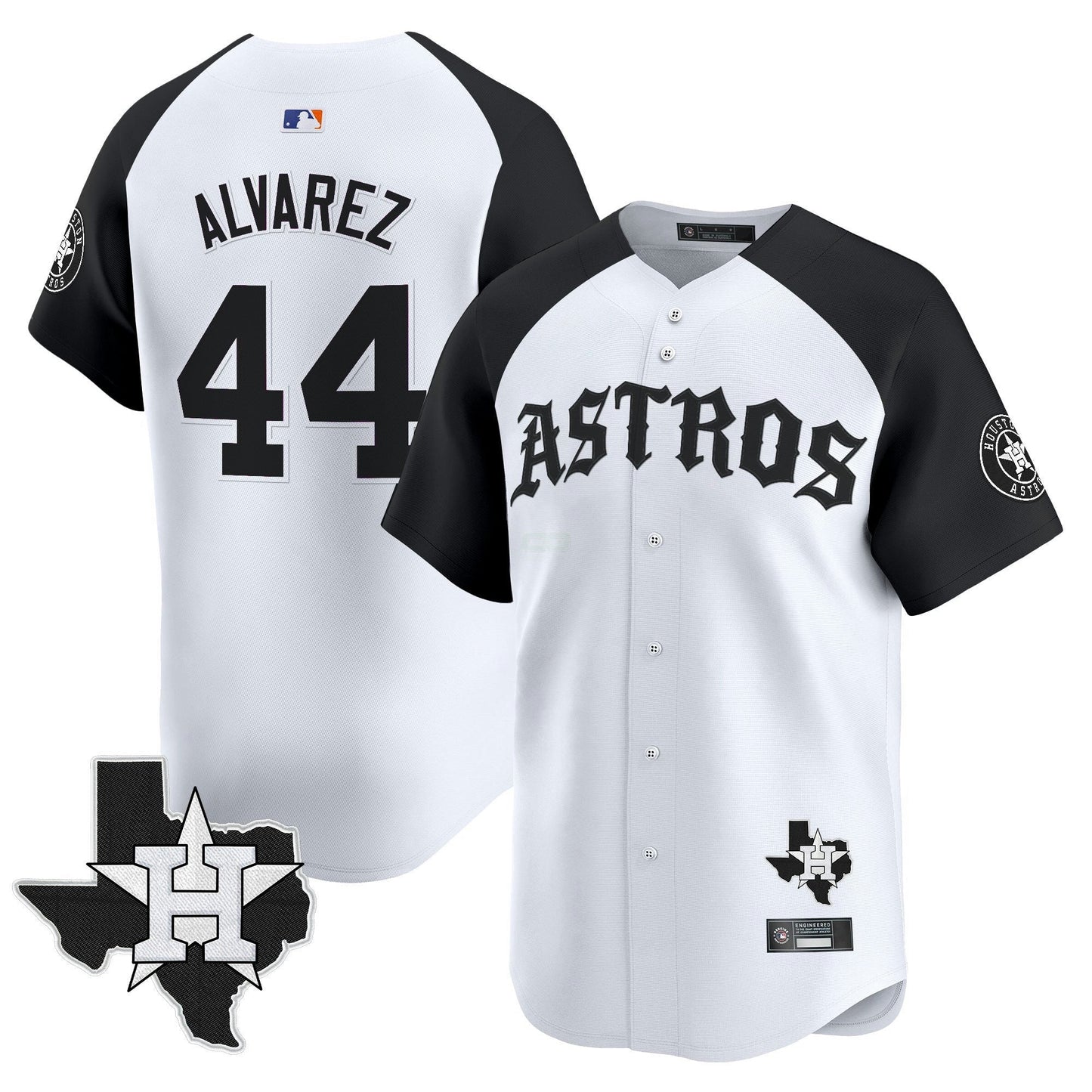 Camisa MLB Men’s Houston ‘Old English Edition’ Vapor Premier Limited Jersey