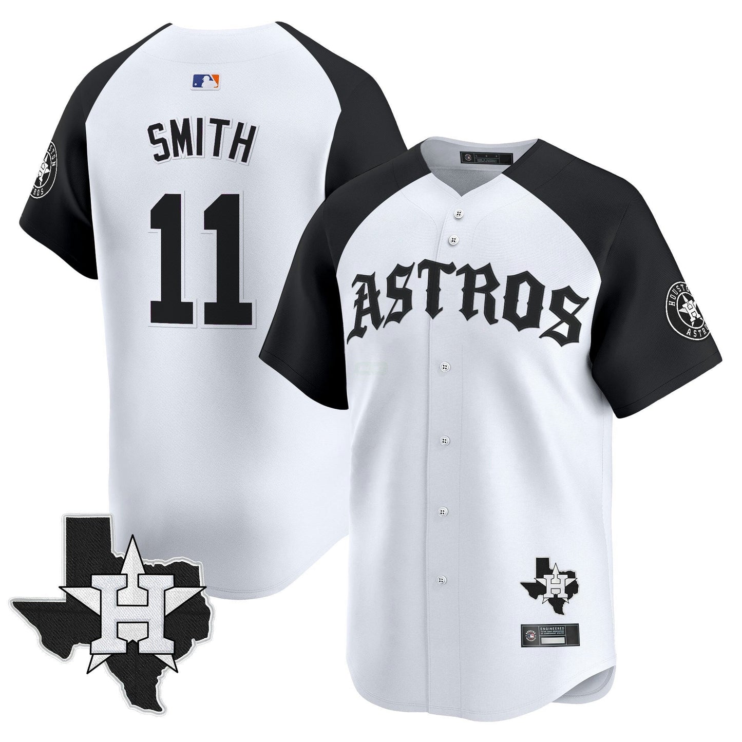 Camisa MLB Men’s Houston ‘Old English Edition’ Vapor Premier Limited Jersey