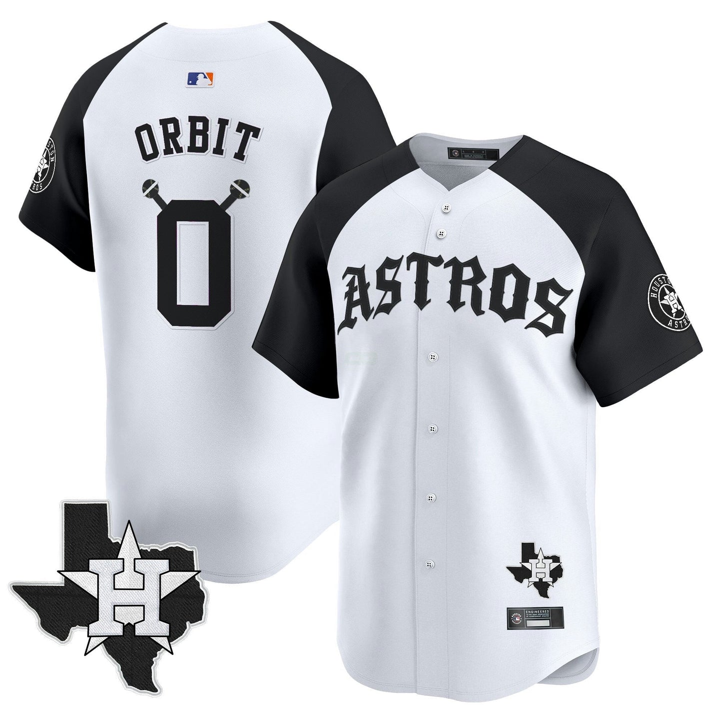 Camisa MLB Men’s Houston ‘Old English Edition’ Vapor Premier Limited Jersey