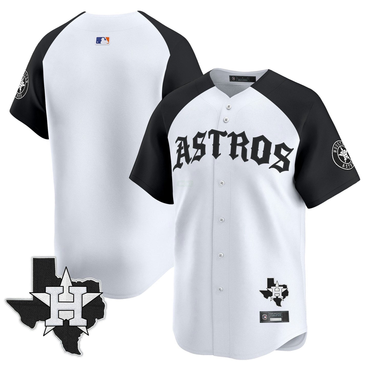 Camisa MLB Men’s Houston ‘Old English Edition’ Vapor Premier Limited Jersey