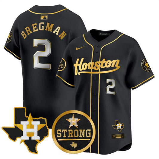 Camisa MLB Men’s “Houston Strong” Patch Vapor Premier Limited Jersey