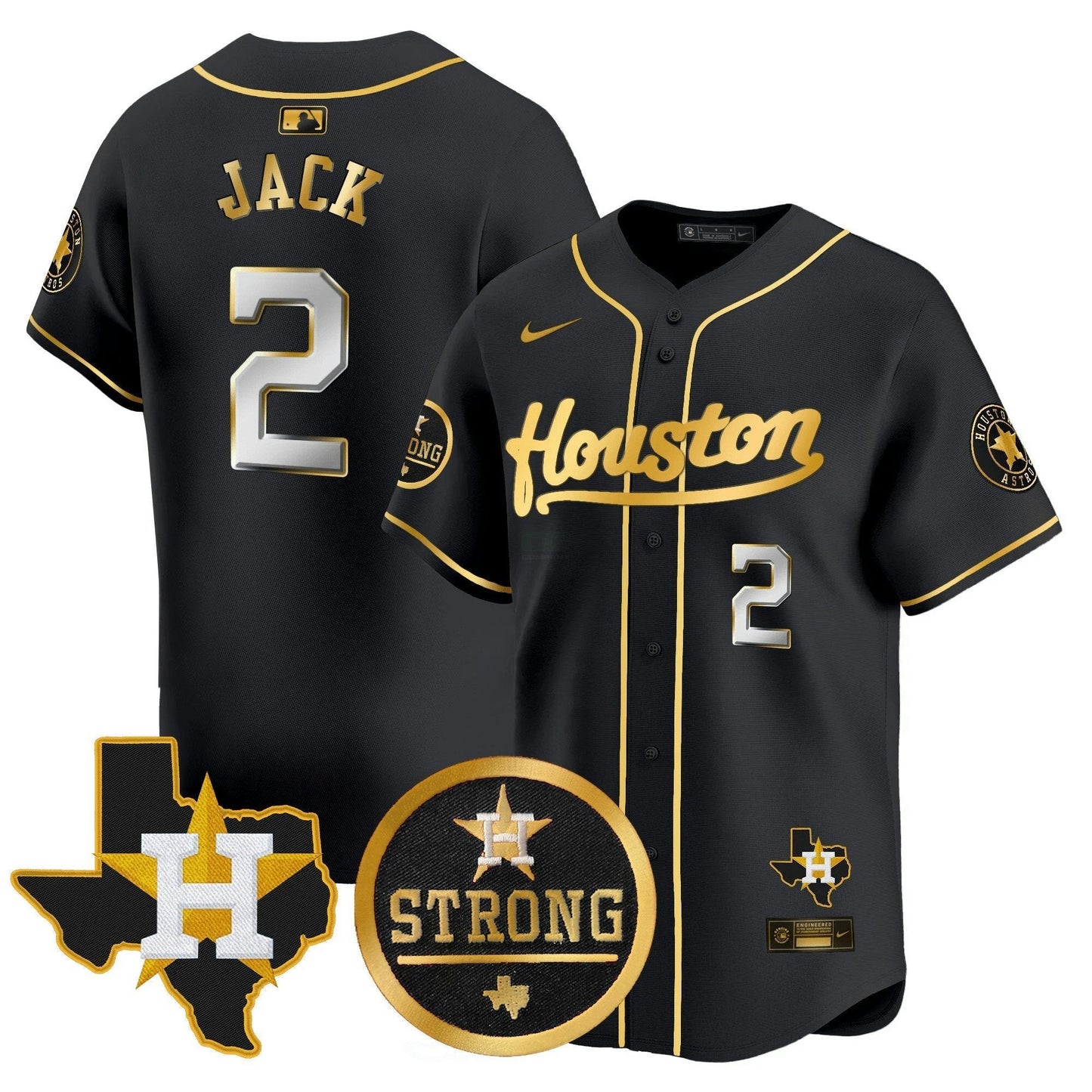 Camisa MLB Men’s “Houston Strong” Patch Vapor Premier Limited Jersey