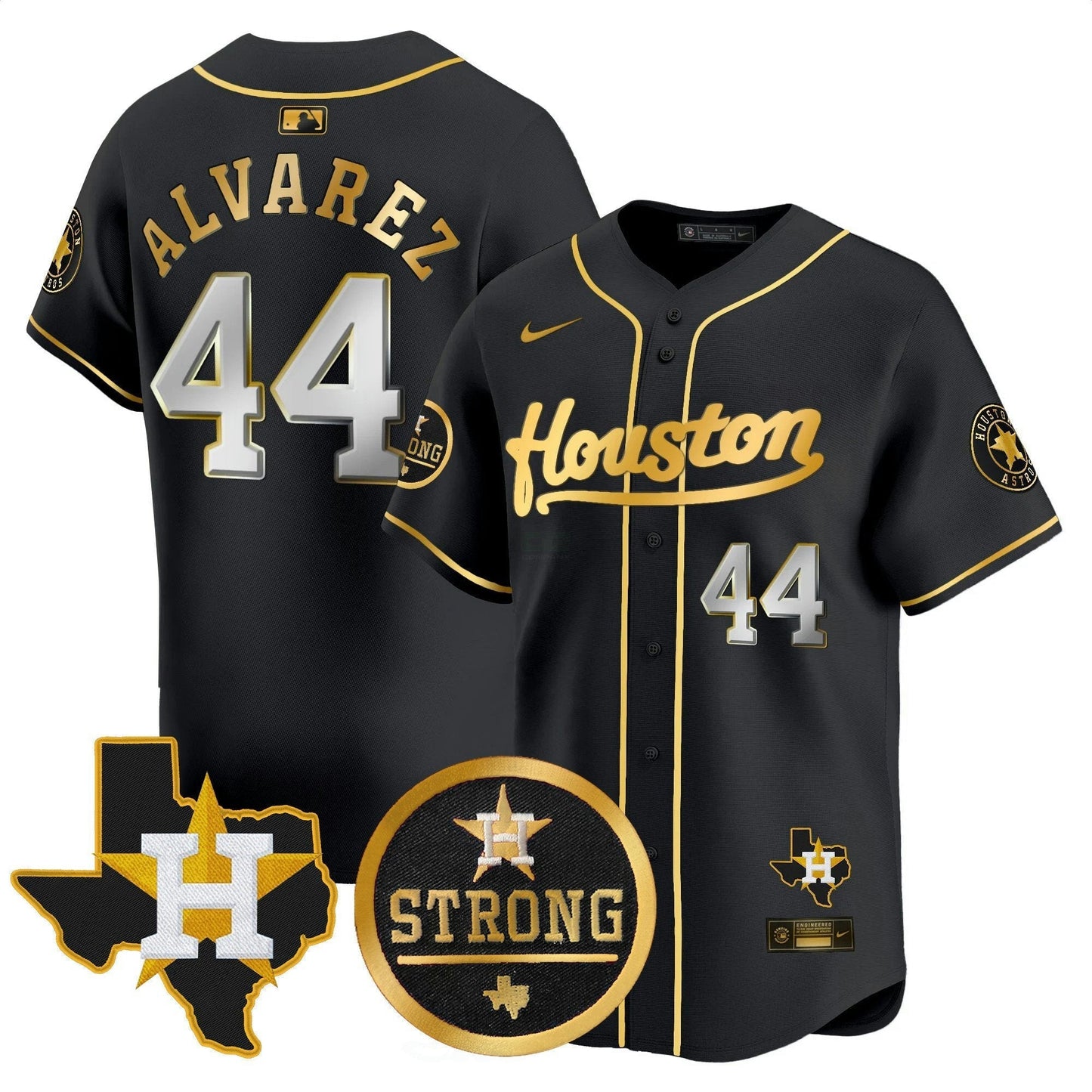 Camisa MLB Men’s “Houston Strong” Patch Vapor Premier Limited Jersey
