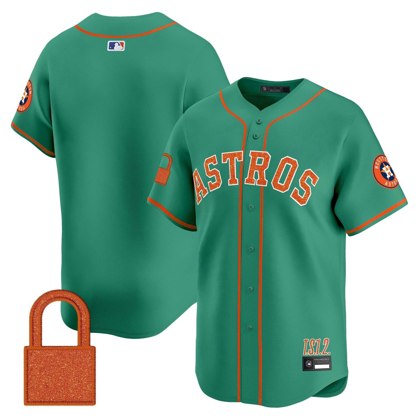 Camisa MLB Men’s Houston ‘Taylor Swift – TS12 – The Life of a Showgirl’ Vapor Premier Limited Jersey