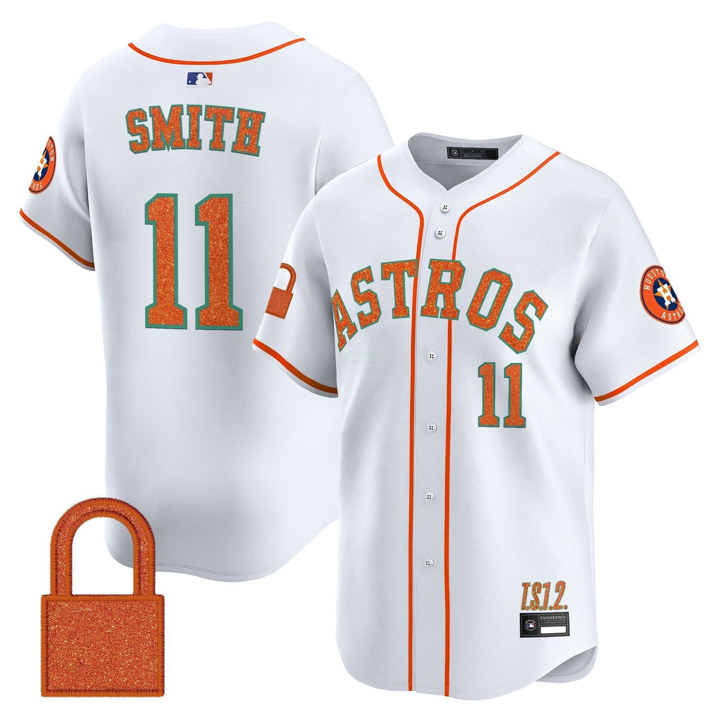 Camisa MLB Men’s Houston ‘Taylor Swift – TS12 – The Life of a Showgirl’ Vapor Premier Limited Jersey