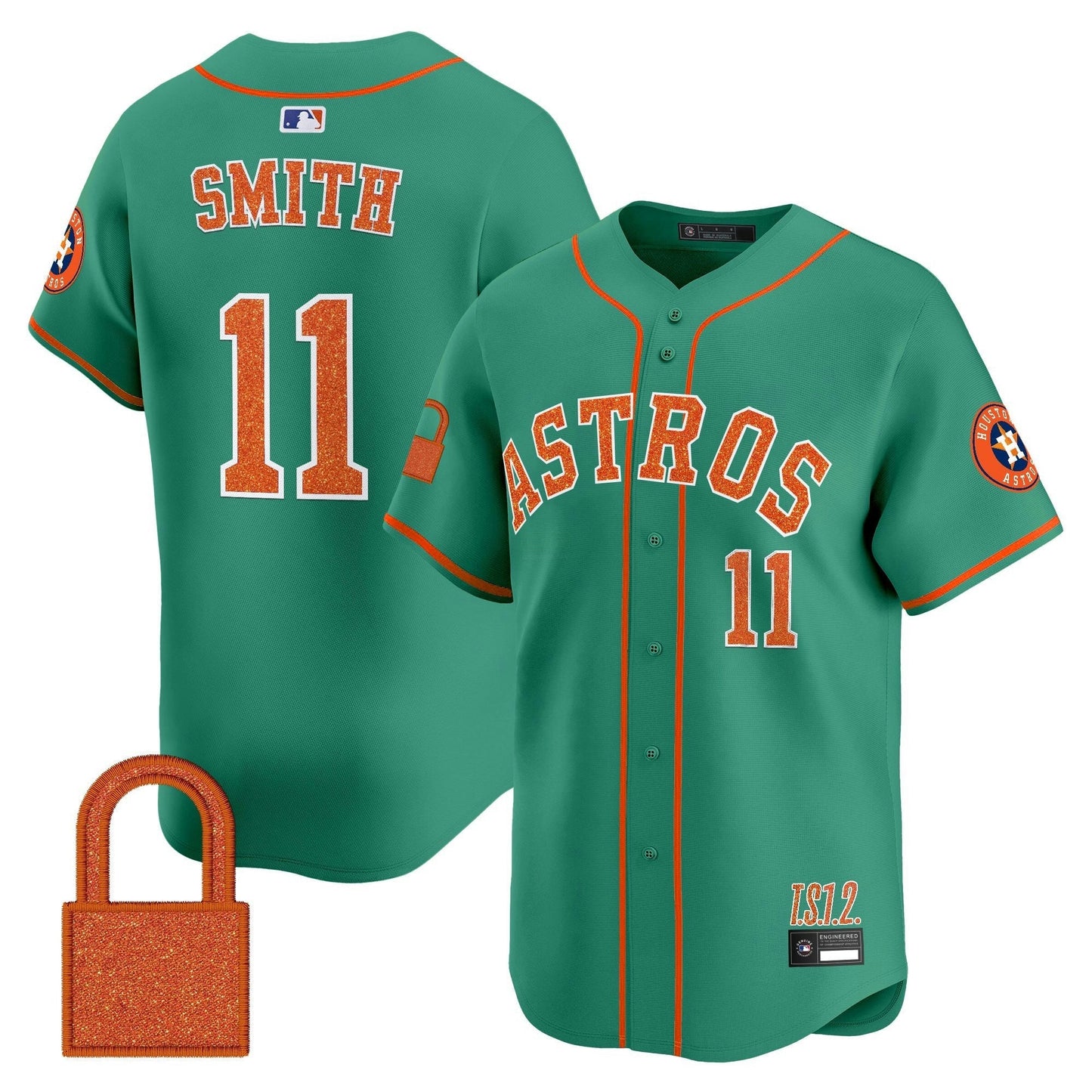 Camisa MLB Men’s Houston ‘Taylor Swift – TS12 – The Life of a Showgirl’ Vapor Premier Limited Jersey
