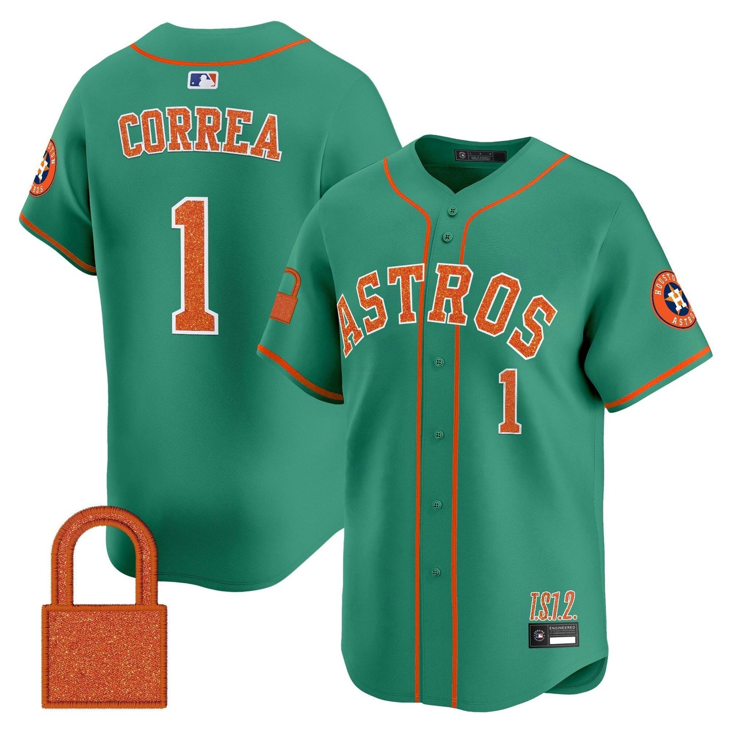 Camisa MLB Men’s Houston ‘Taylor Swift – TS12 – The Life of a Showgirl’ Vapor Premier Limited Jersey