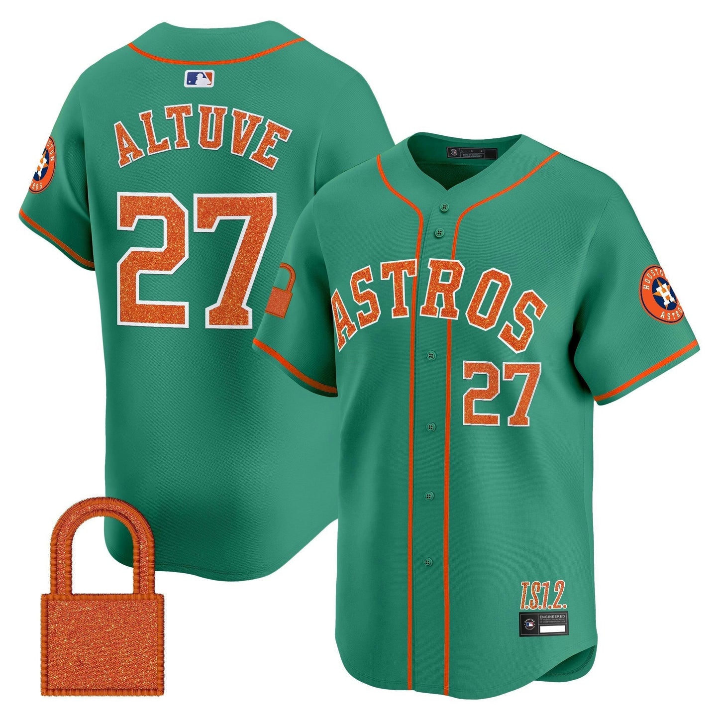 Camisa MLB Men’s Houston ‘Taylor Swift – TS12 – The Life of a Showgirl’ Vapor Premier Limited Jersey