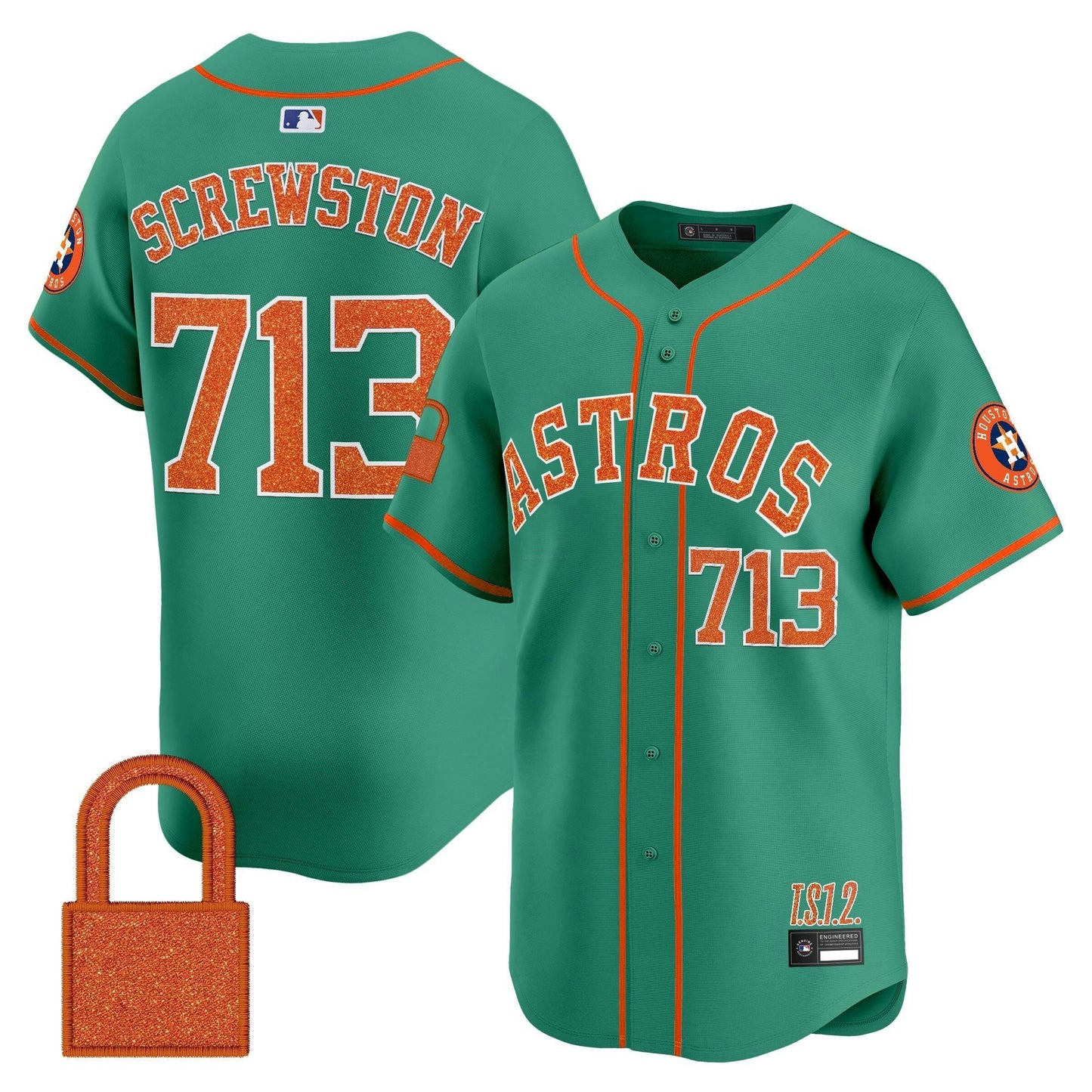 Camisa MLB Men’s Houston ‘Taylor Swift – TS12 – The Life of a Showgirl’ Vapor Premier Limited Jersey