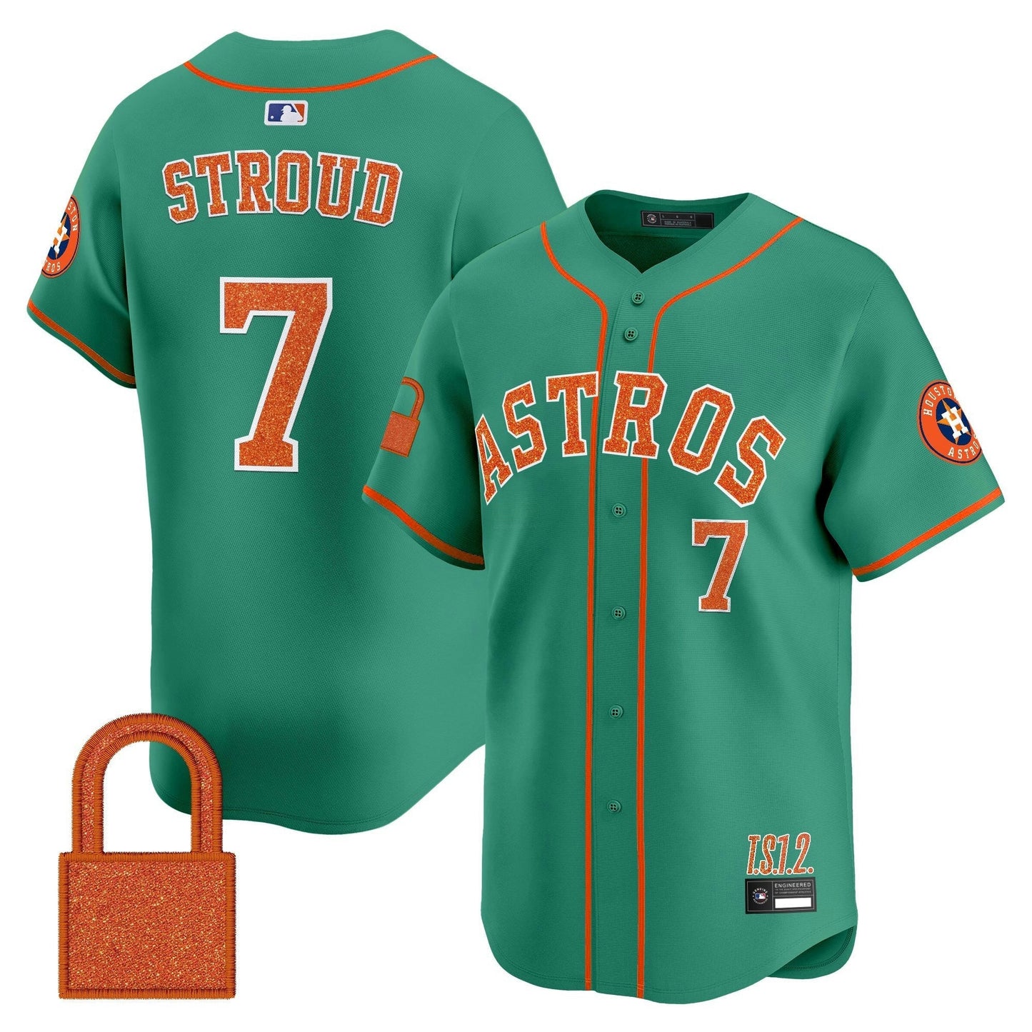 Camisa MLB Men’s Houston ‘Taylor Swift – TS12 – The Life of a Showgirl’ Vapor Premier Limited Jersey