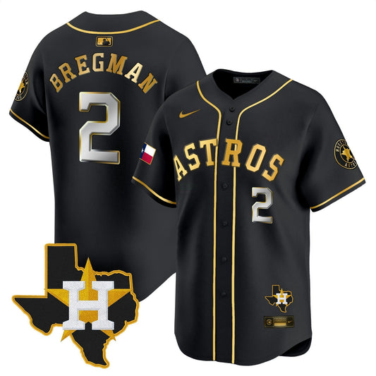 Camisa MLB Men’s Houston Texas Patch Vapor Premier Limited Jersey