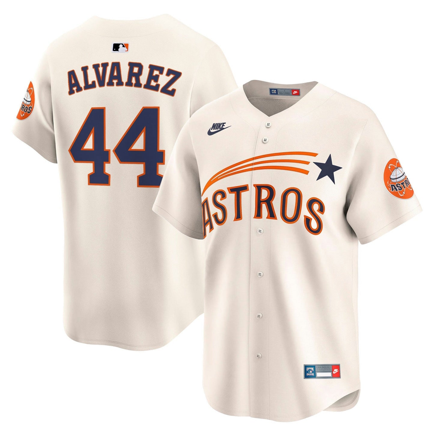 Camisa MLB Men’s Houston Throwback Cooperstown Vapor Premier Limited Jersey