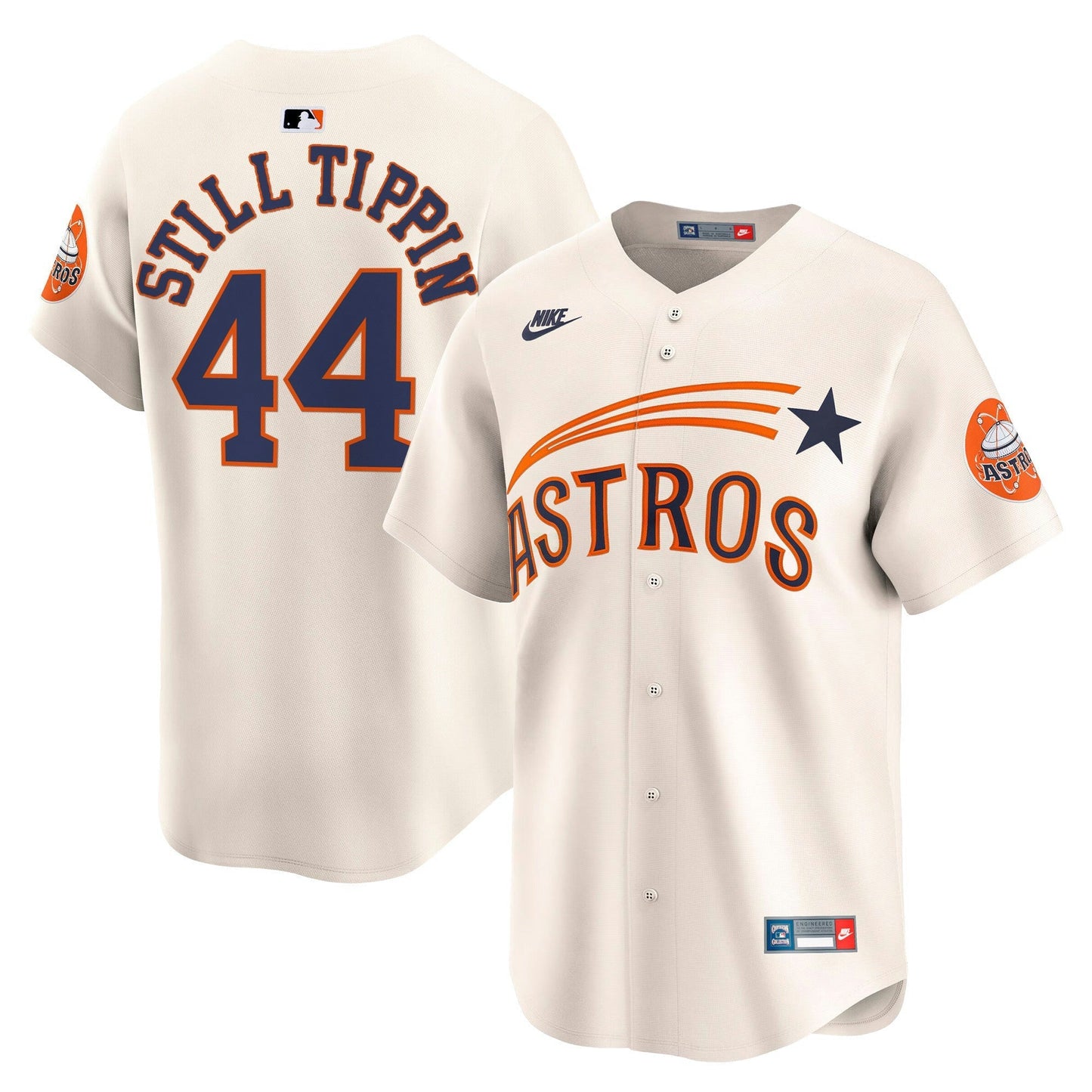 Camisa MLB Men’s Houston Throwback Cooperstown Vapor Premier Limited Jersey