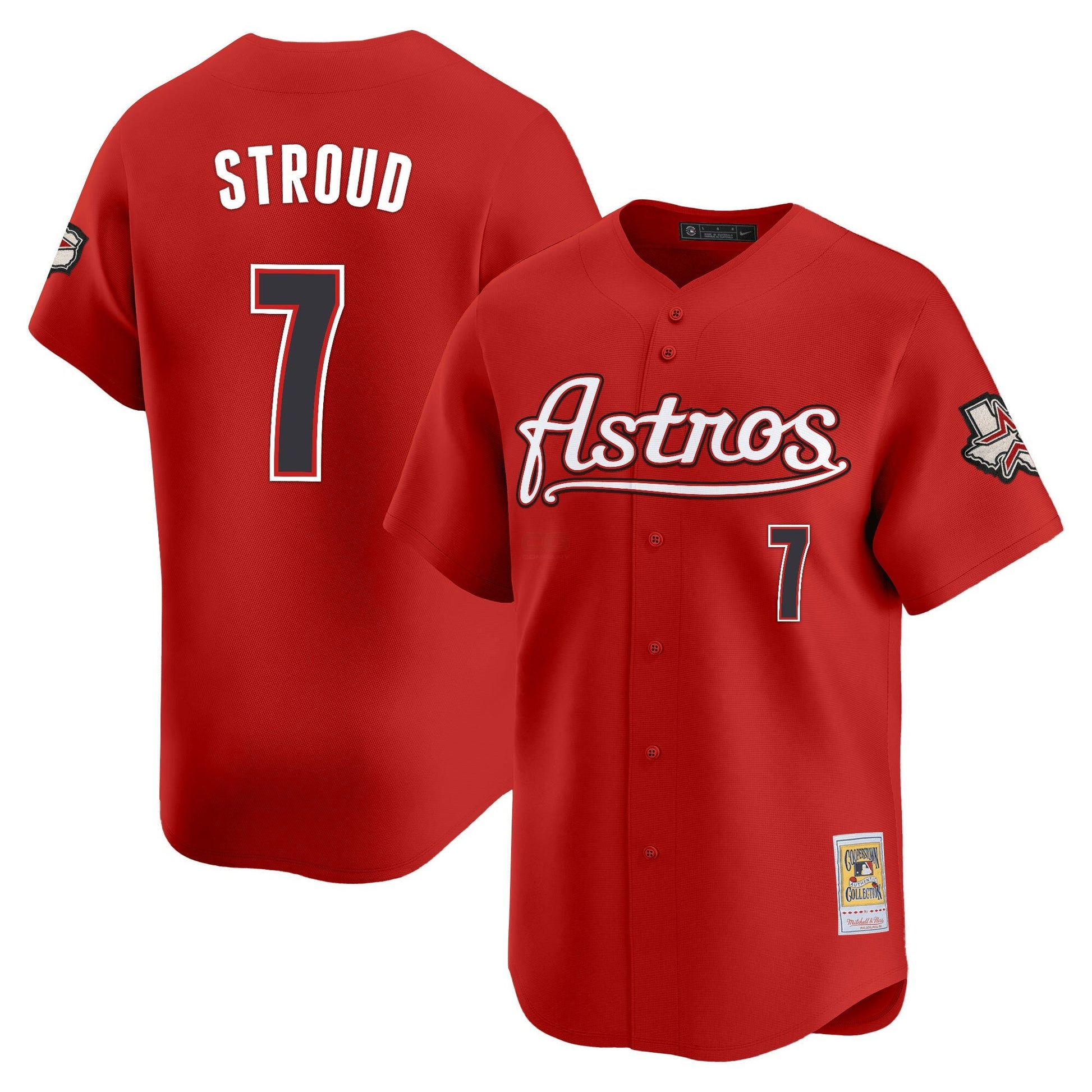 Camisa MLB Men’s Houston Throwback Vapor Premier Limited Jersey
