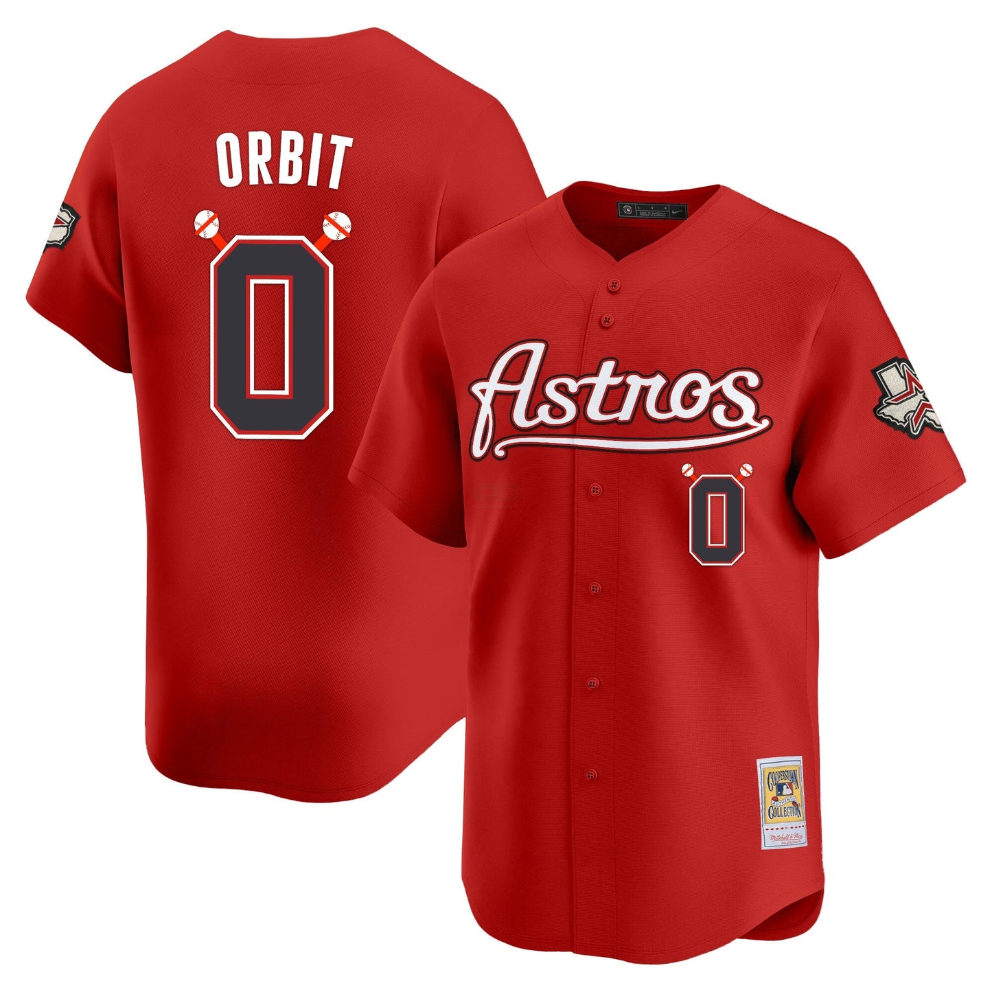 Camisa MLB Men’s Houston Throwback Vapor Premier Limited Jersey