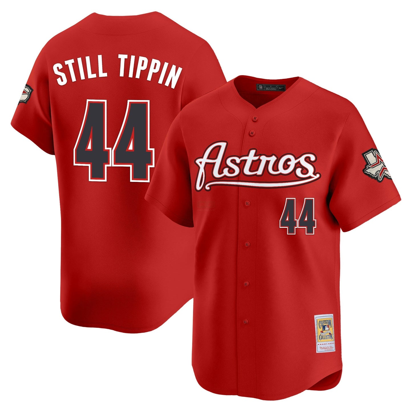 Camisa MLB Men’s Houston Throwback Vapor Premier Limited Jersey