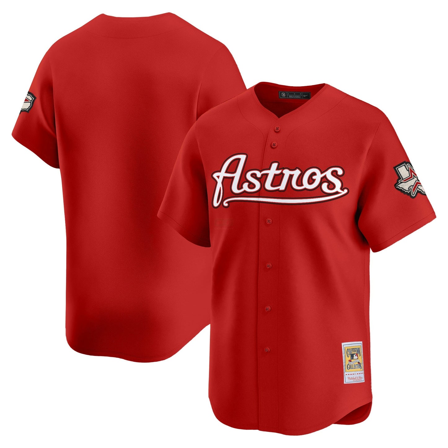 Camisa MLB Men’s Houston Throwback Vapor Premier Limited Jersey