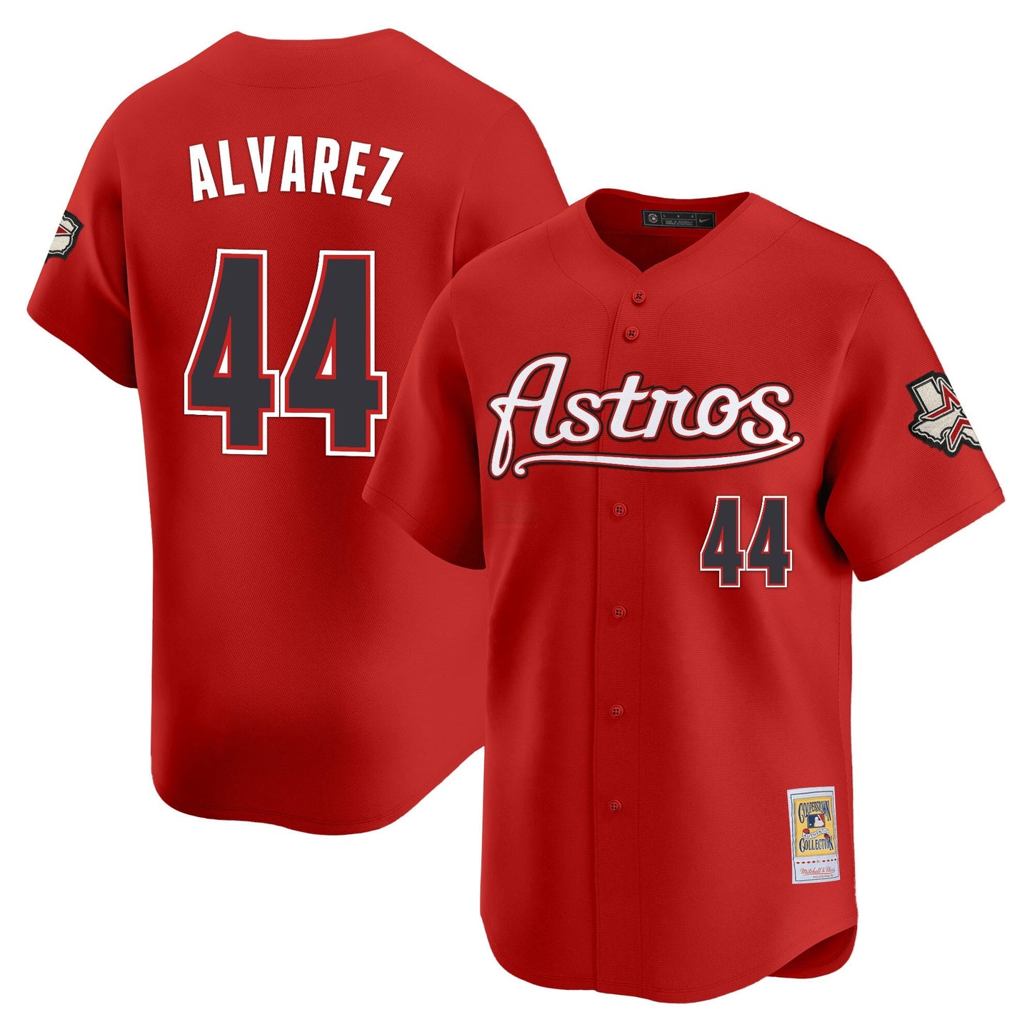 Camisa MLB Men’s Houston Throwback Vapor Premier Limited Jersey