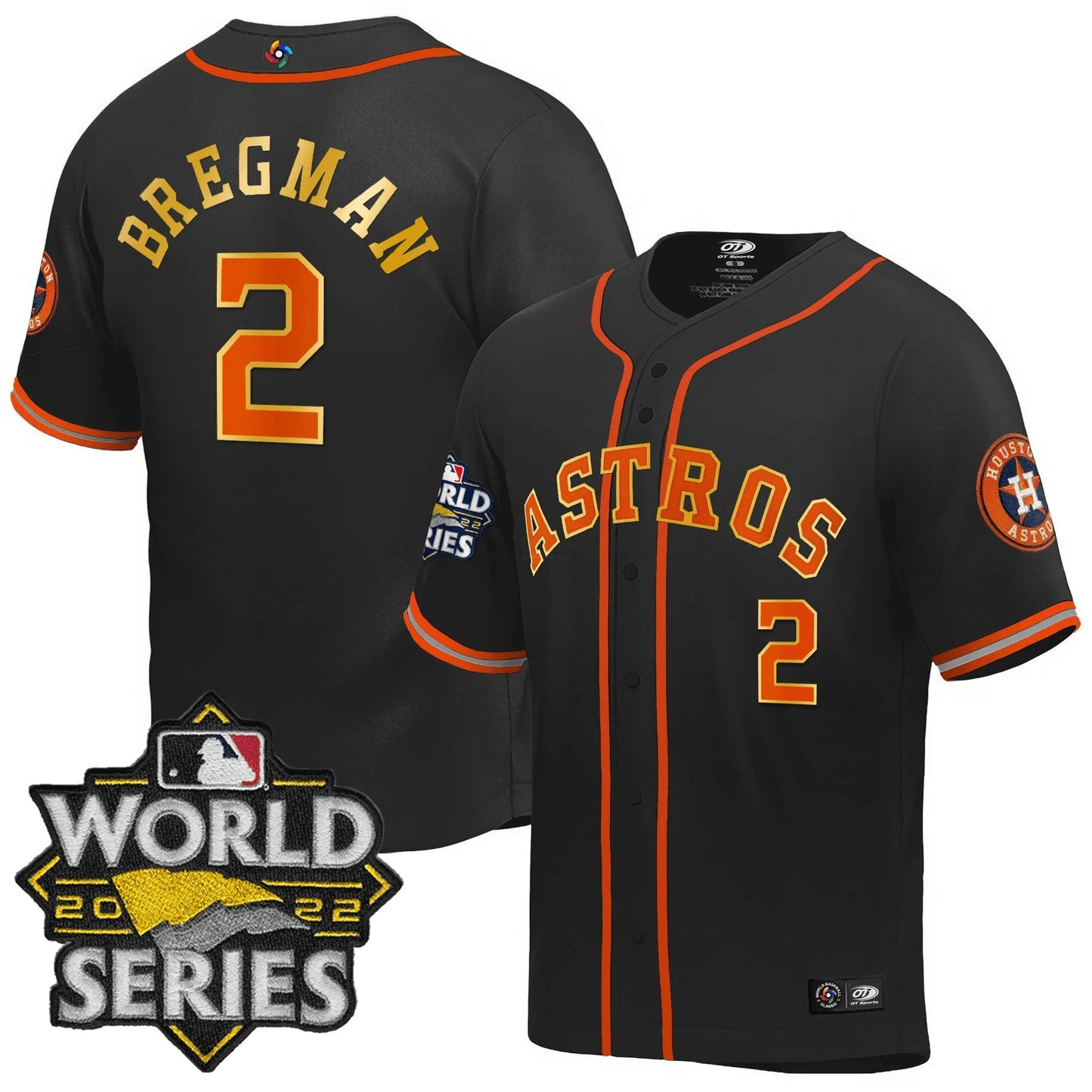 Camisa MLB Men’s Houston World Series Classic Jersey