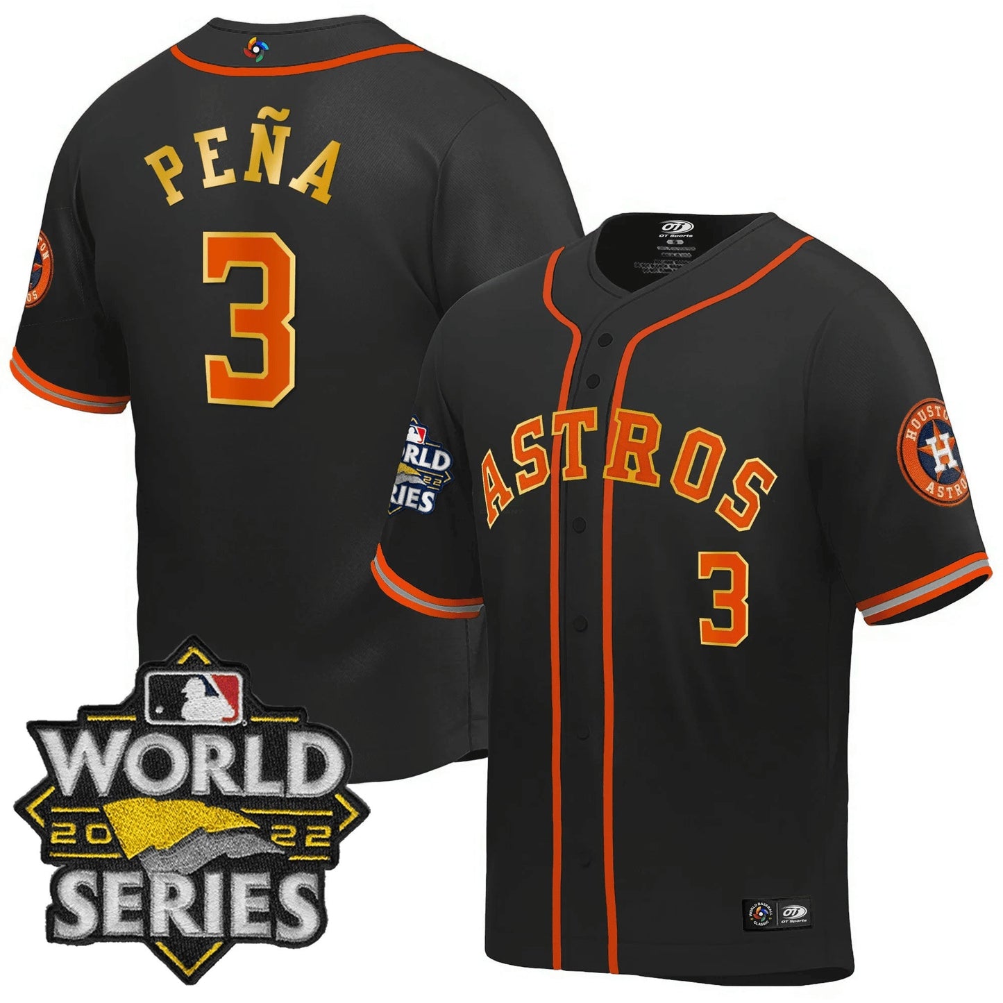 Camisa MLB Men’s Houston World Series Classic Jersey