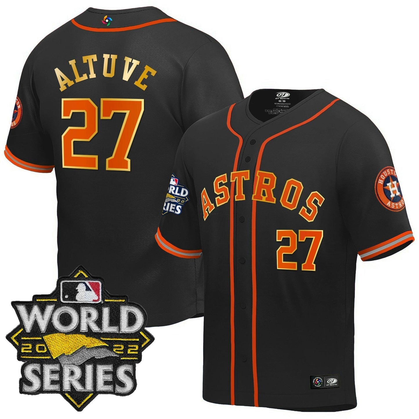 Camisa MLB Men’s Houston World Series Classic Jersey