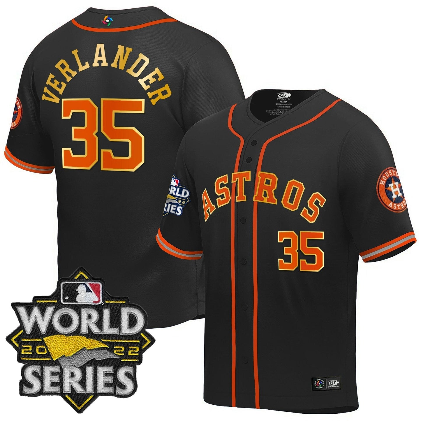 Camisa MLB Men’s Houston World Series Classic Jersey
